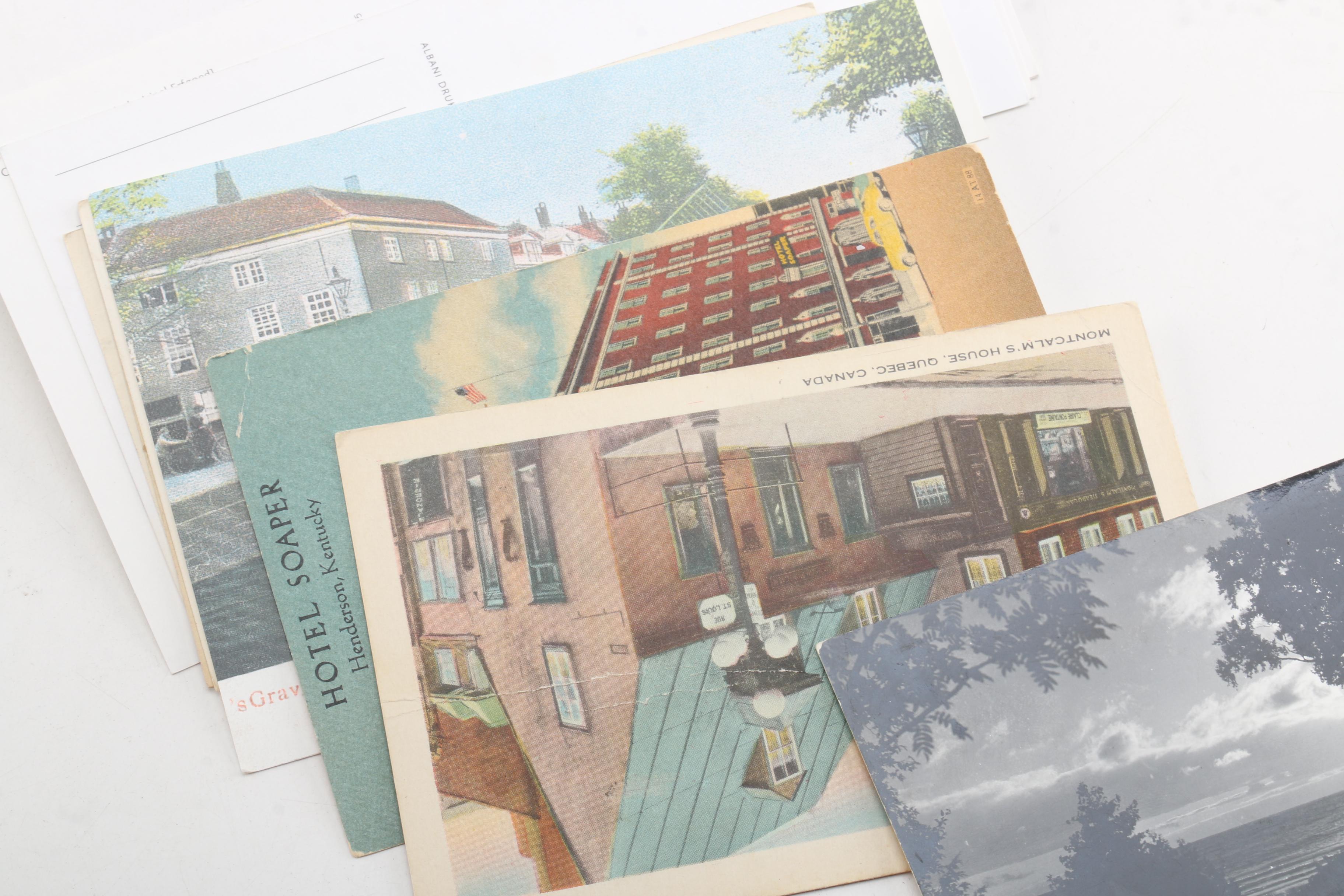 Vintage Postcard Collection Including Canada, Germany, the Netherlands