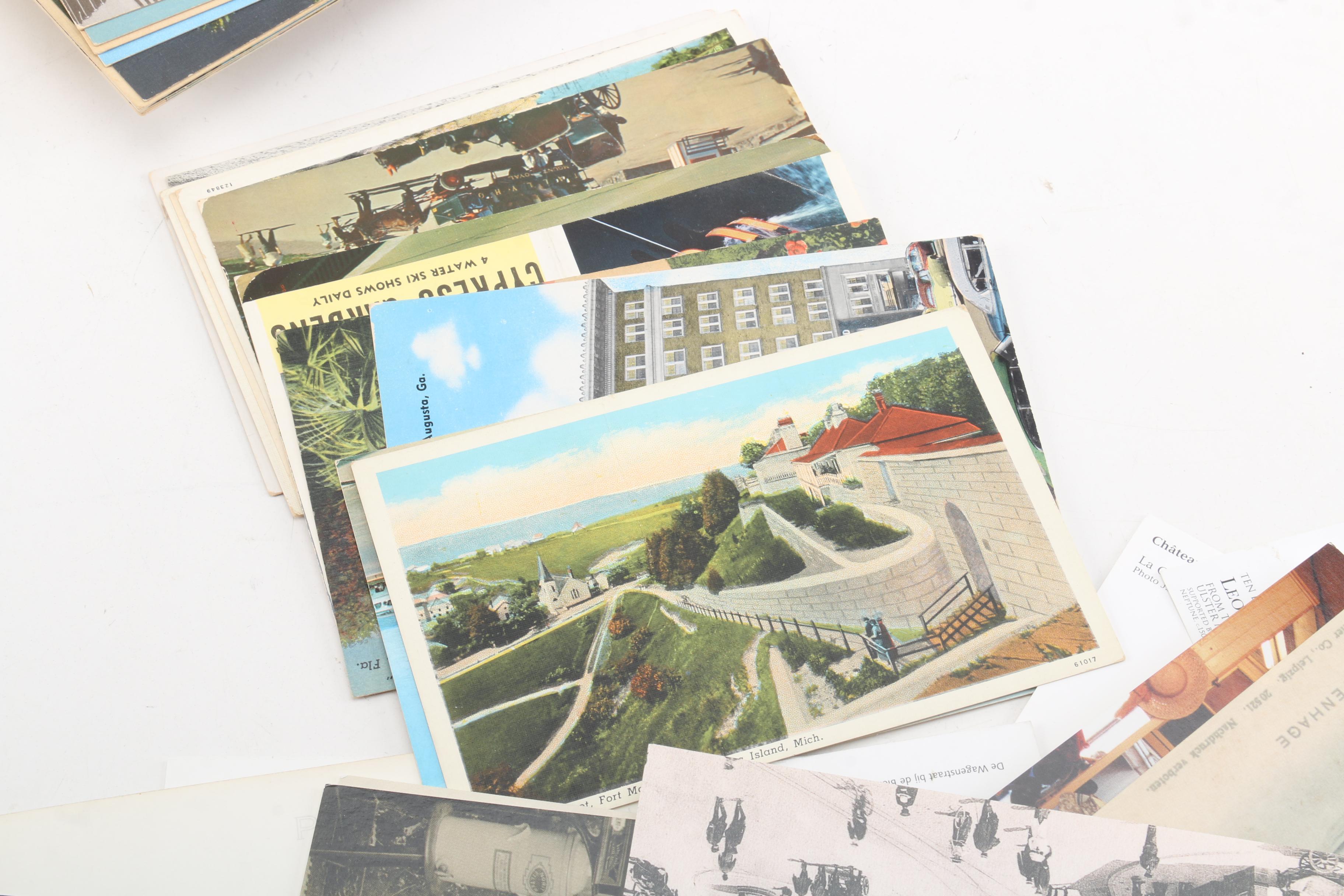 Vintage Postcard Collection Including Canada, Germany, the Netherlands