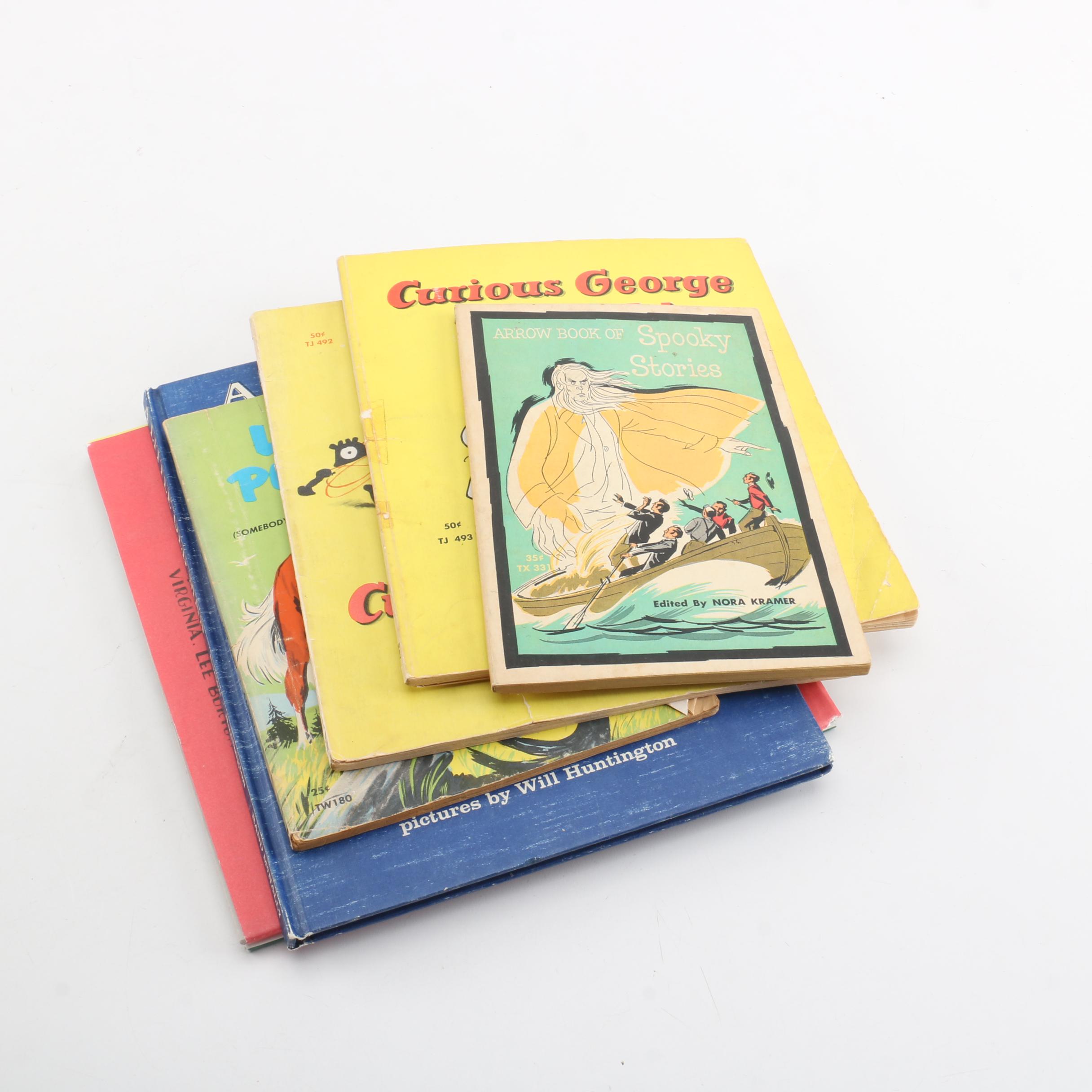 Vintage Children's Books Including 1960s "Curious George"