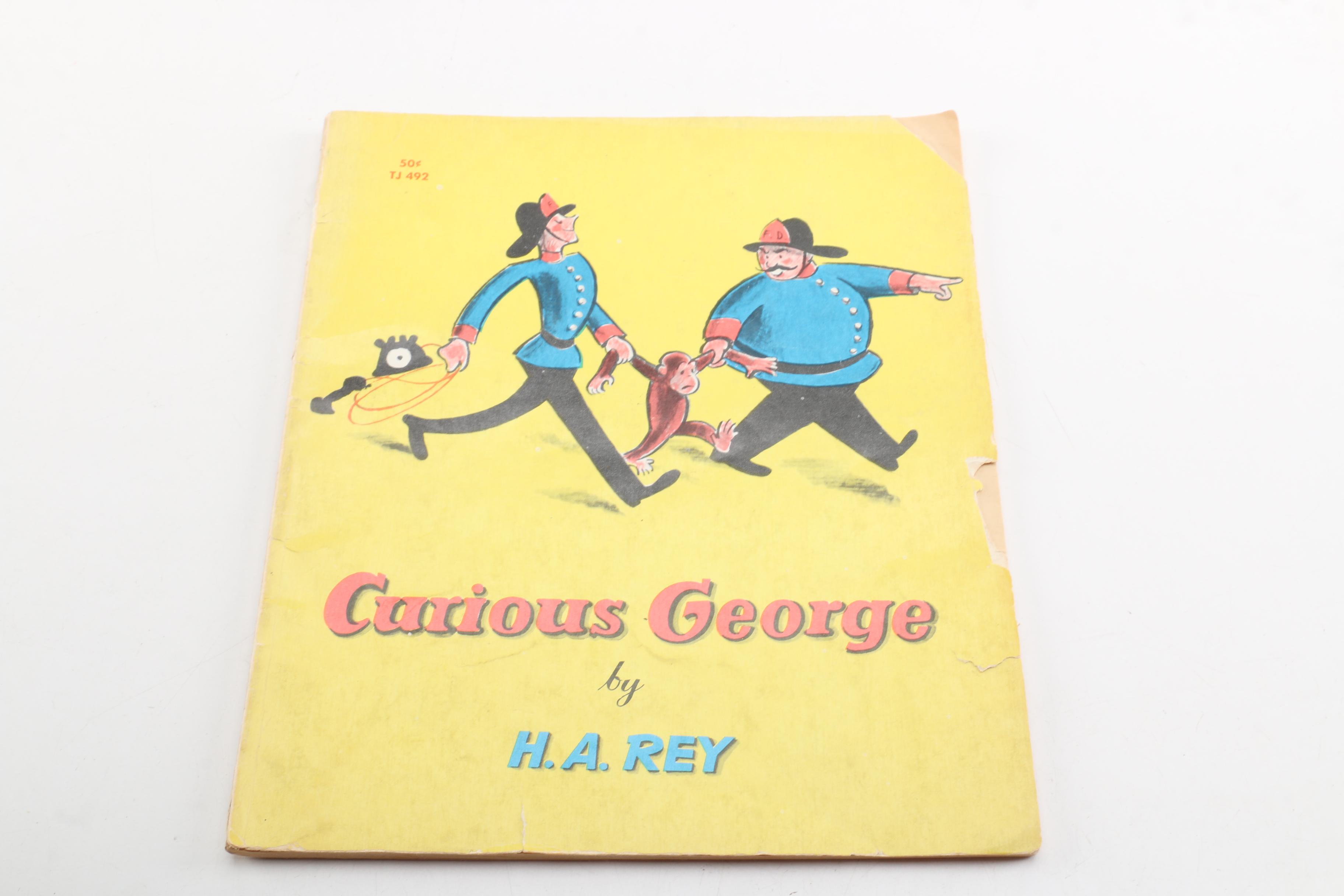 Vintage Children's Books Including 1960s "Curious George"