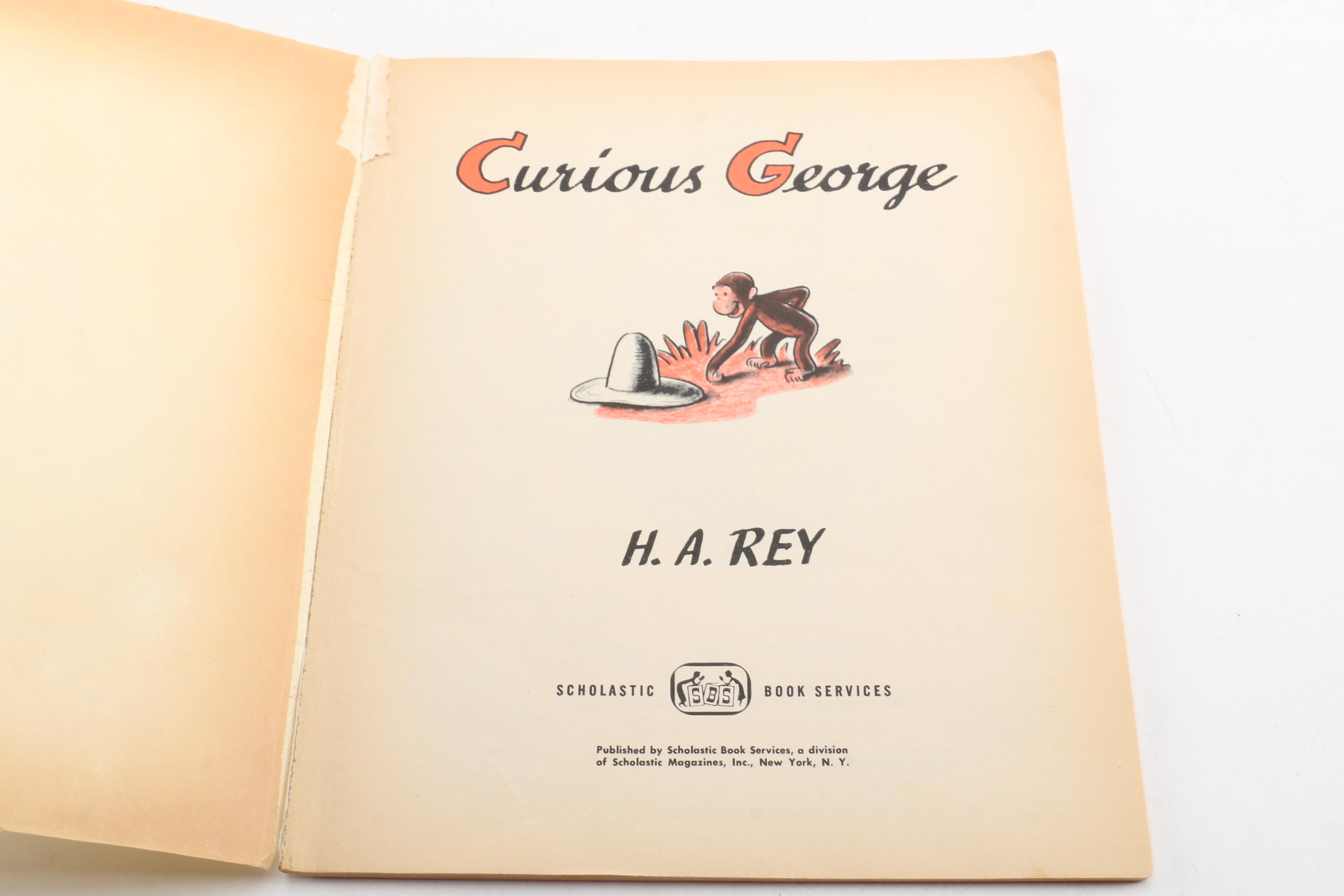 Vintage Children's Books Including 1960s "Curious George"