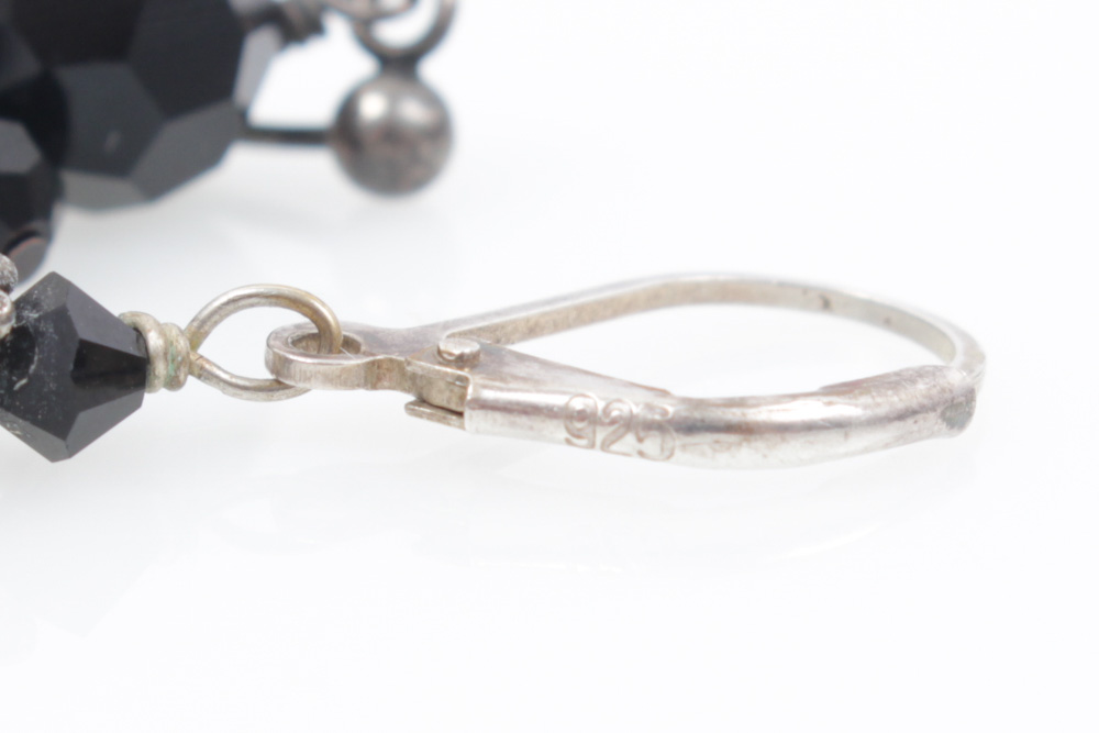 Sterling Silver Beaded Earrings