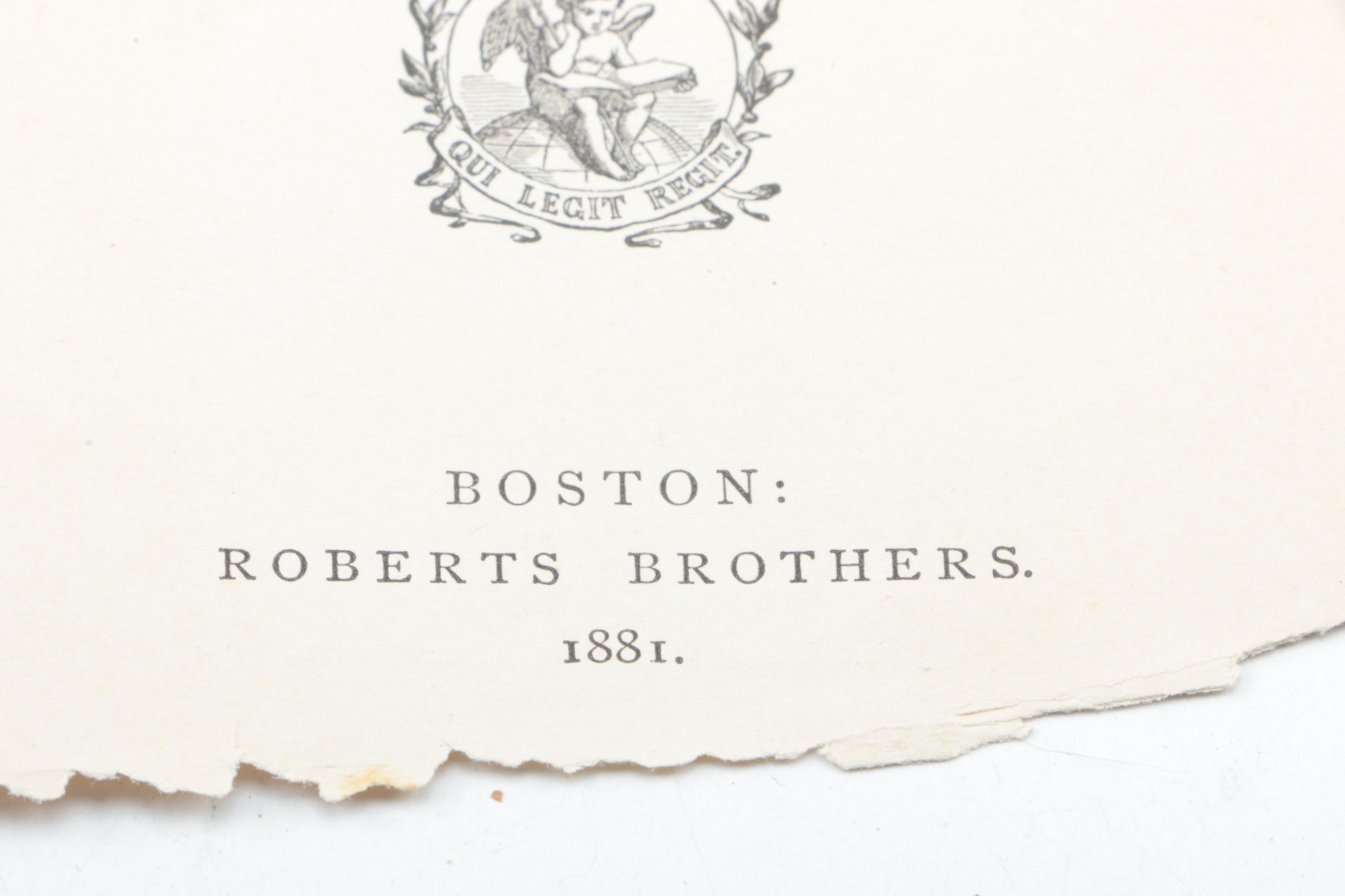 Books Including 1886 Early Edition "Jo's Boys" by Louisa May Alcott