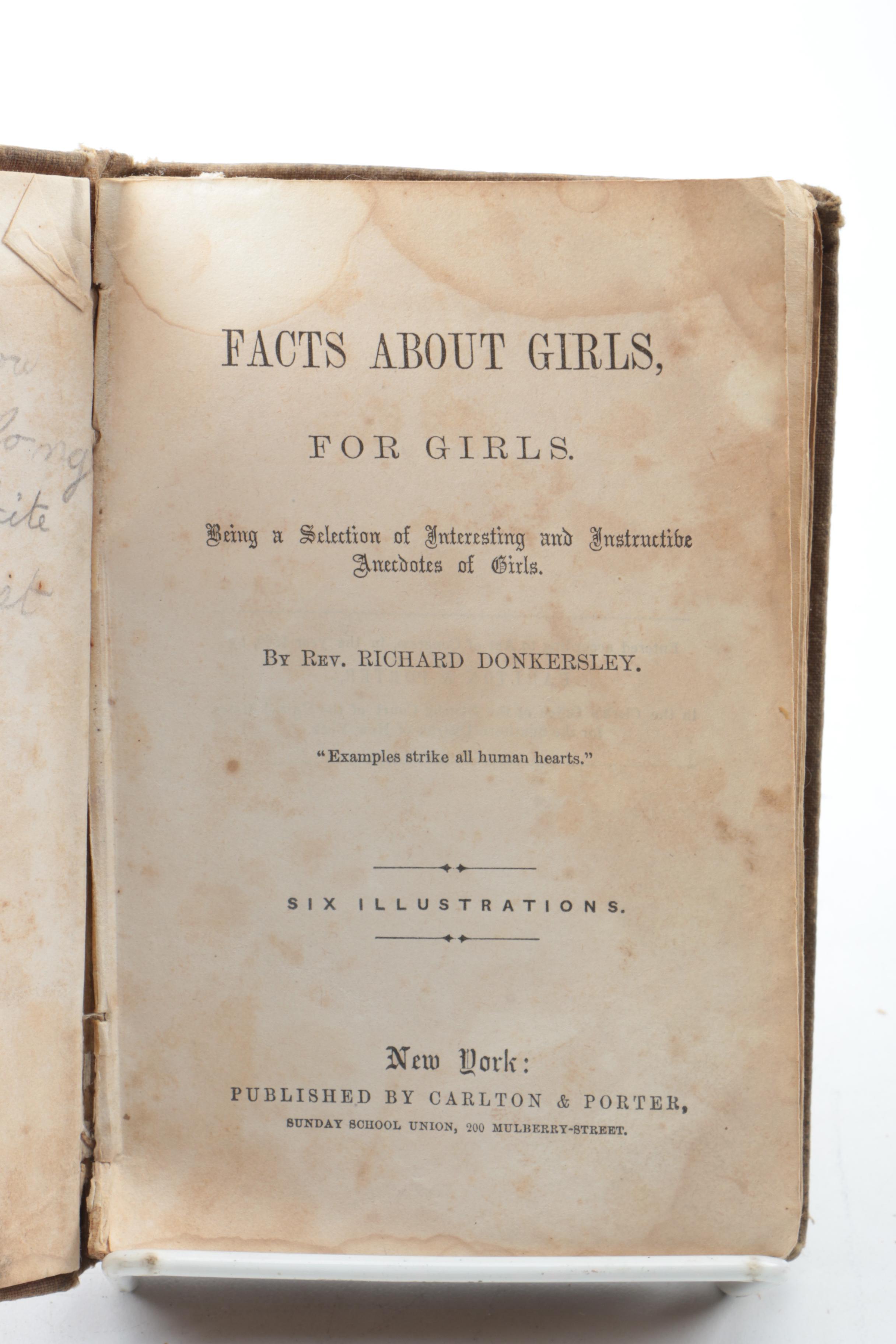 Books Including 1886 Early Edition "Jo's Boys" by Louisa May Alcott