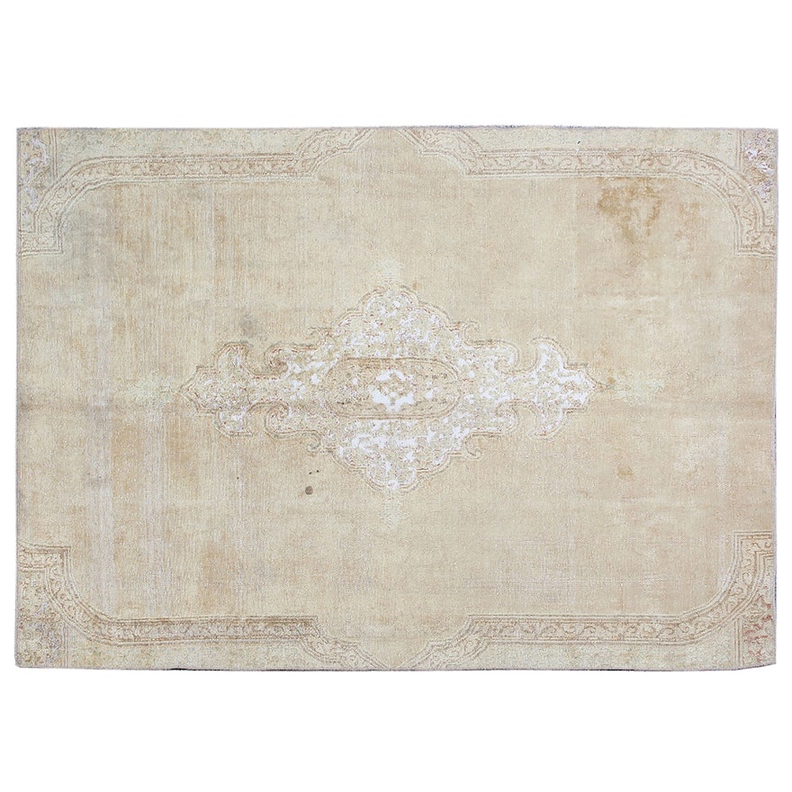Hand-Knotted Turkish Overdyed Area Rug