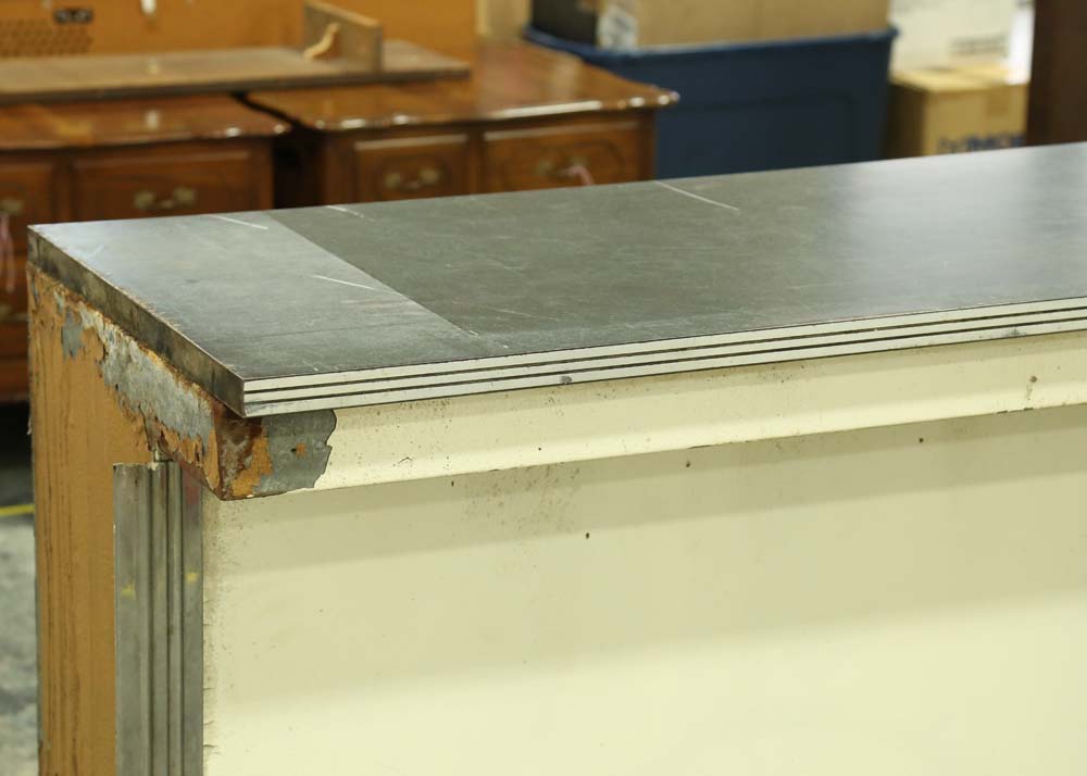 Vintage Lunch Counter and Stools