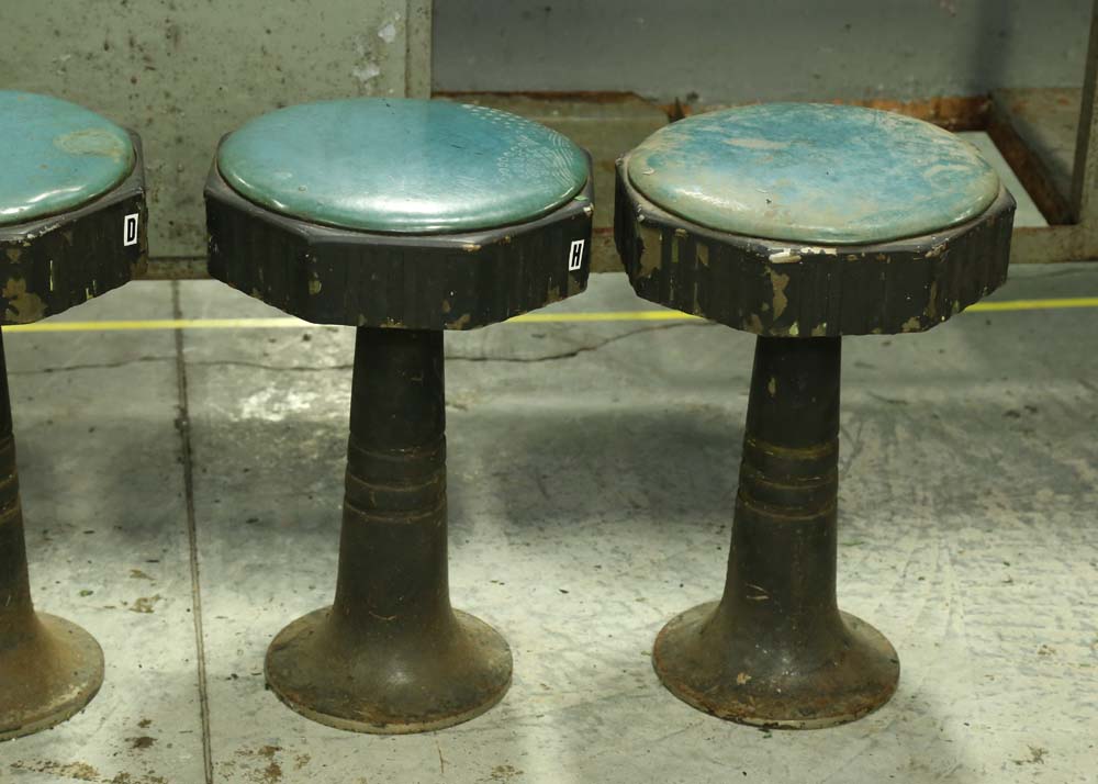 Vintage Lunch Counter and Stools