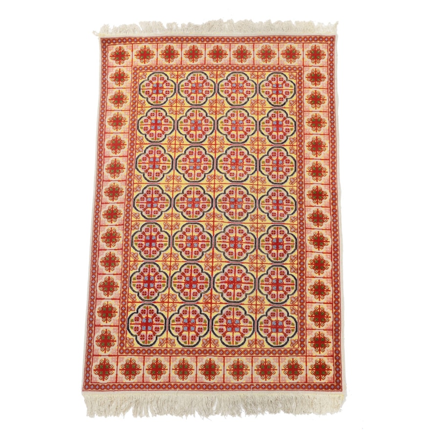 Hand-knotted Textured Silk Area Rug