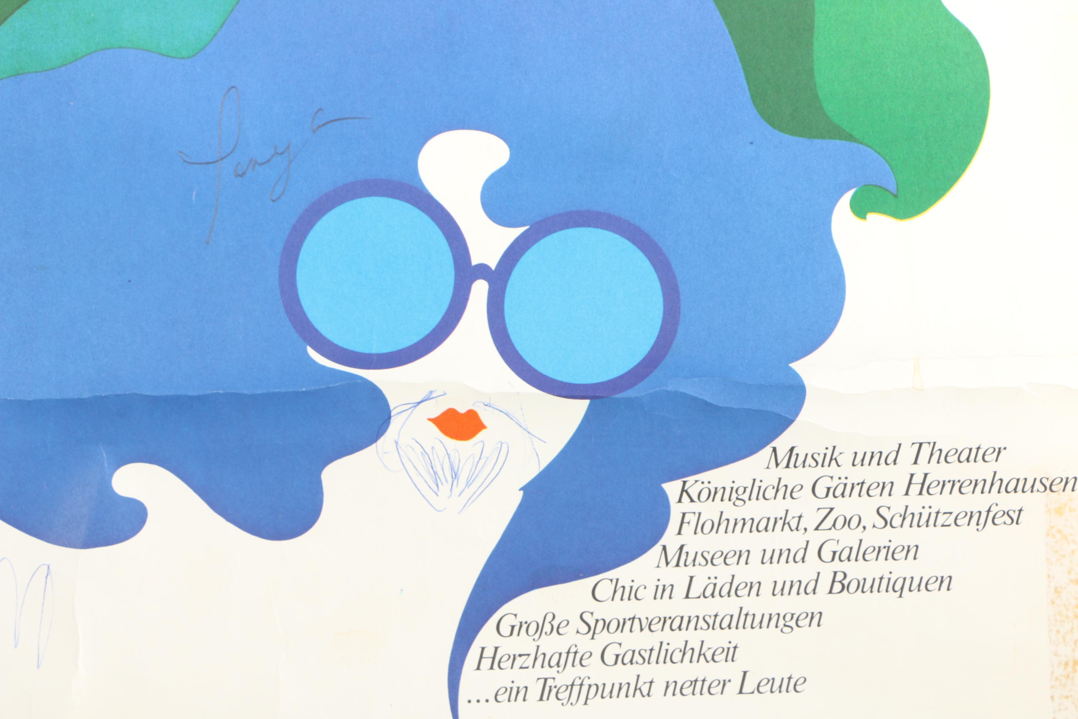 Offset Lithograph European Travel and Event Posters