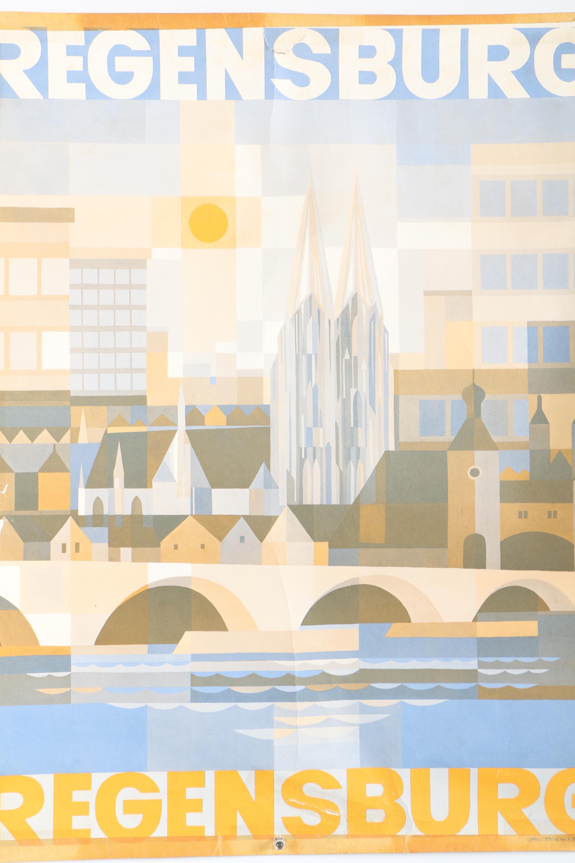 Offset Lithograph European Travel and Event Posters