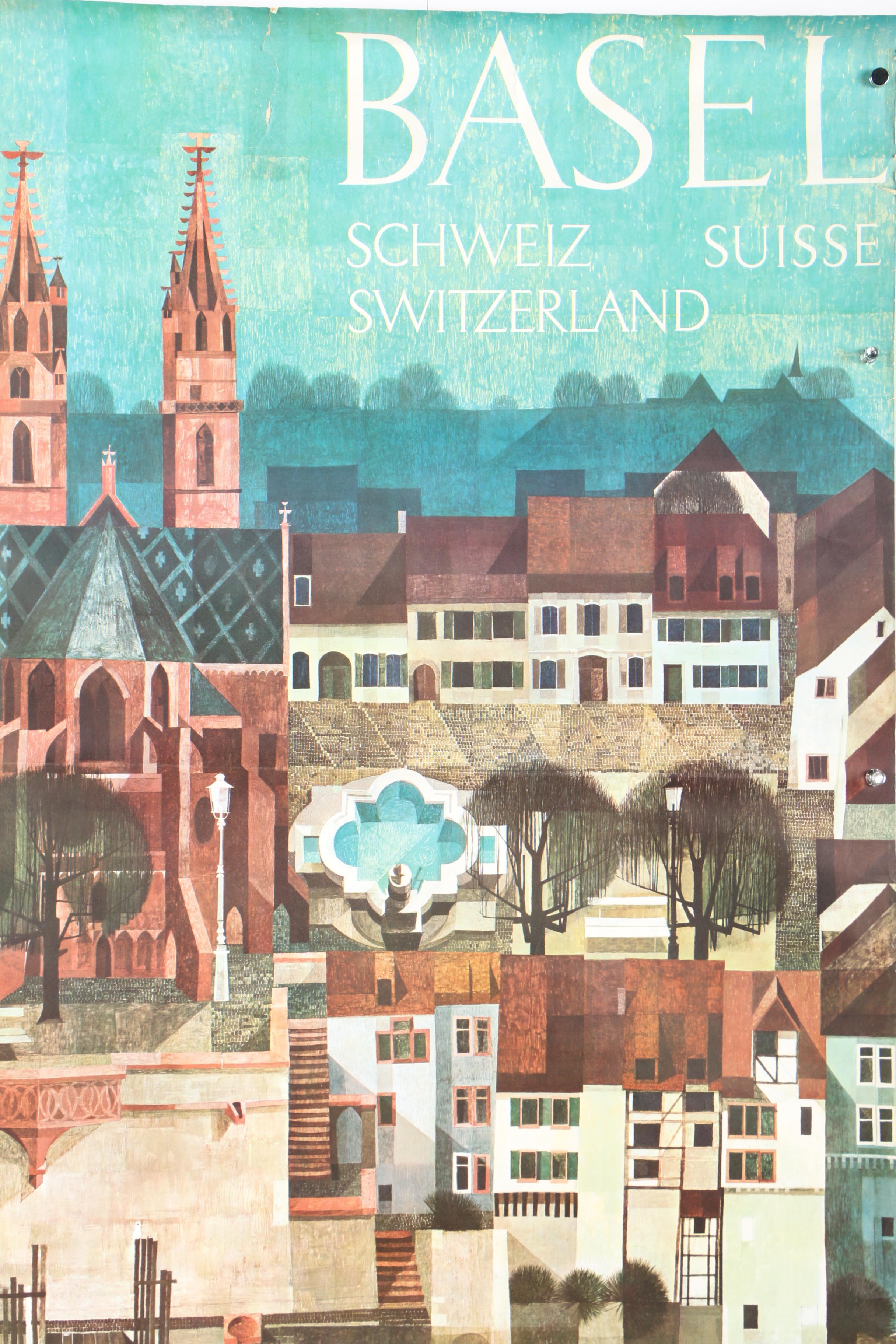 Offset Lithograph European Travel and Event Posters