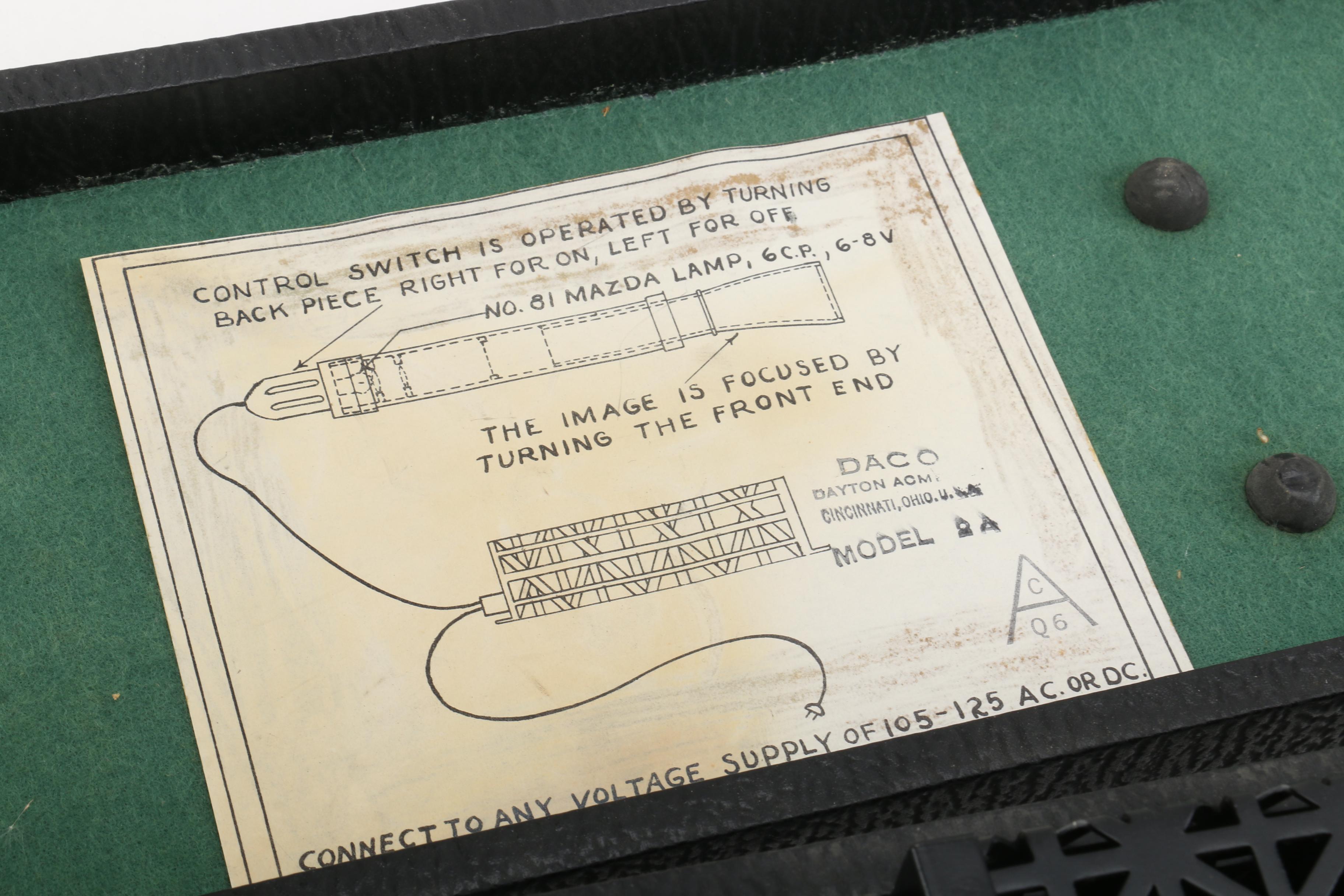 Vintage Dayton Acme Optical Projection Pointer