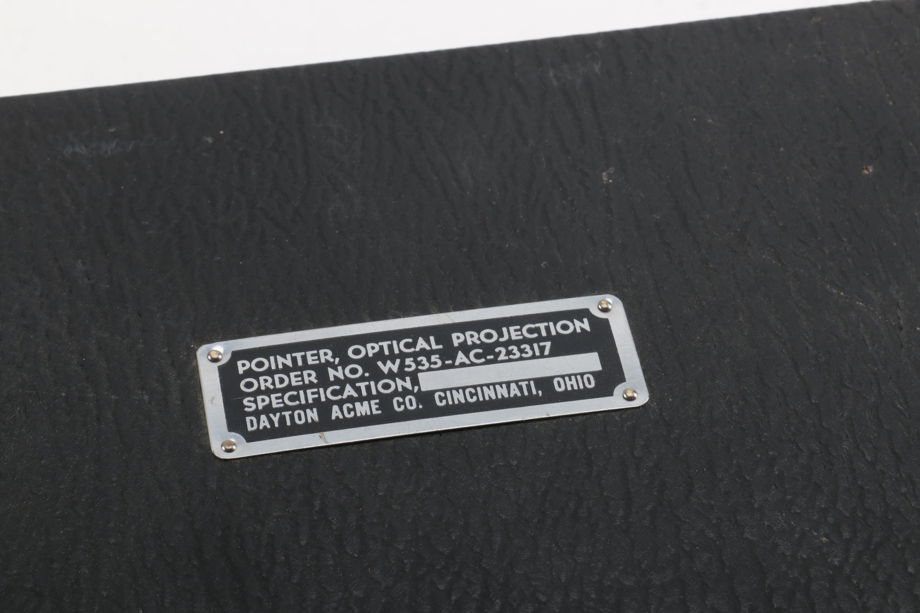 Vintage Dayton Acme Optical Projection Pointer