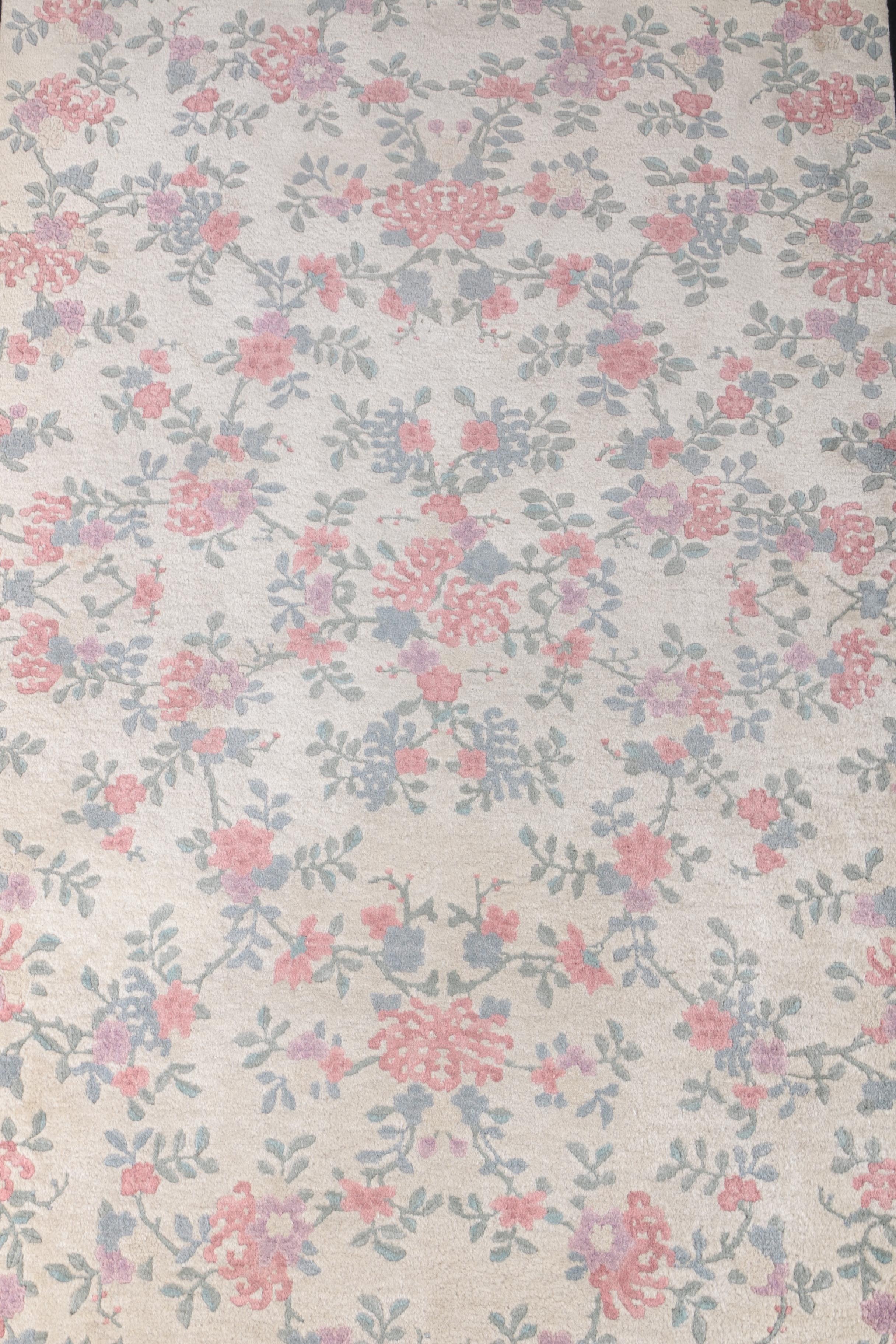 Hand-Knotted Chinese Carved Wool Area and Accent Rugs