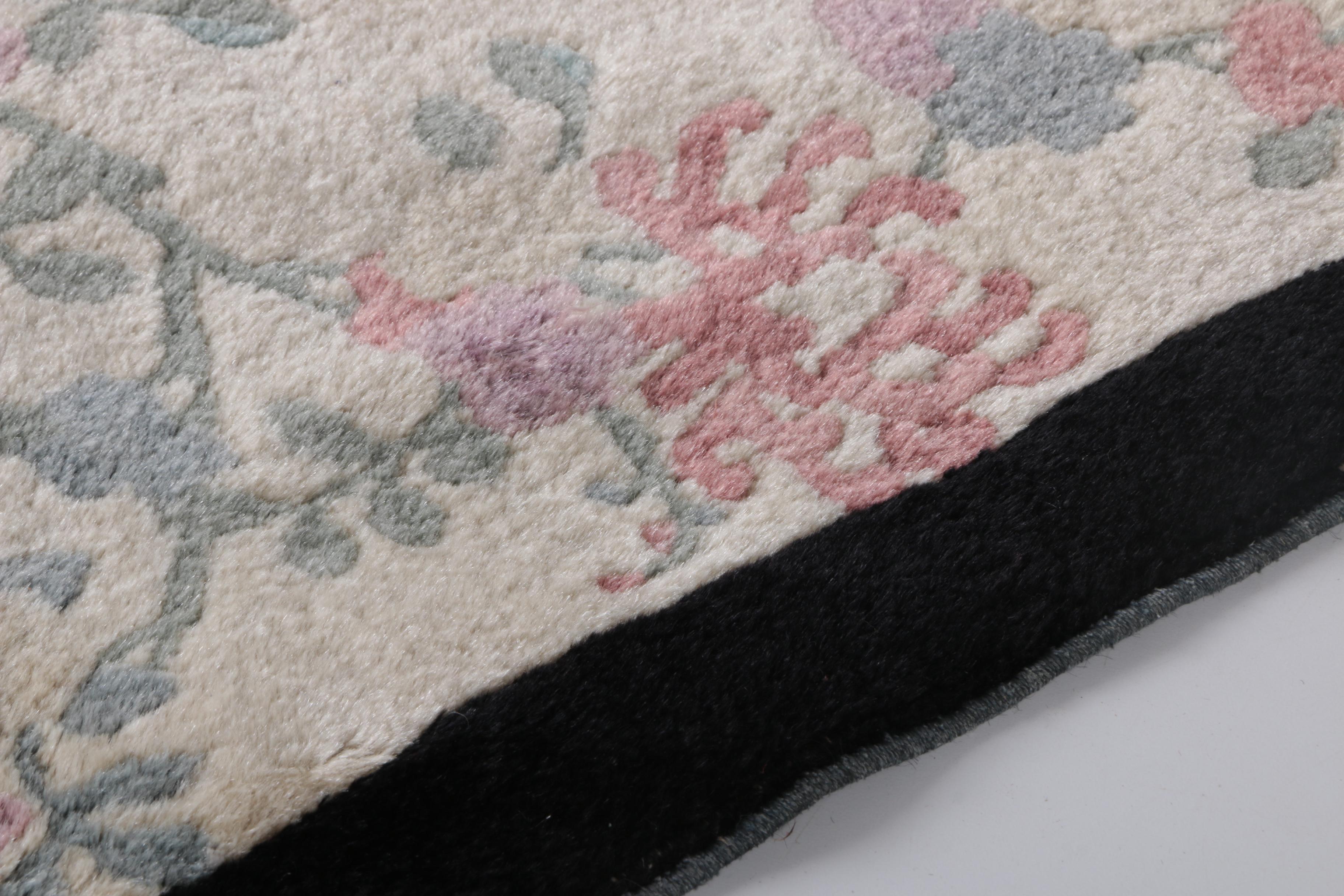 Hand-Knotted Chinese Carved Wool Area and Accent Rugs