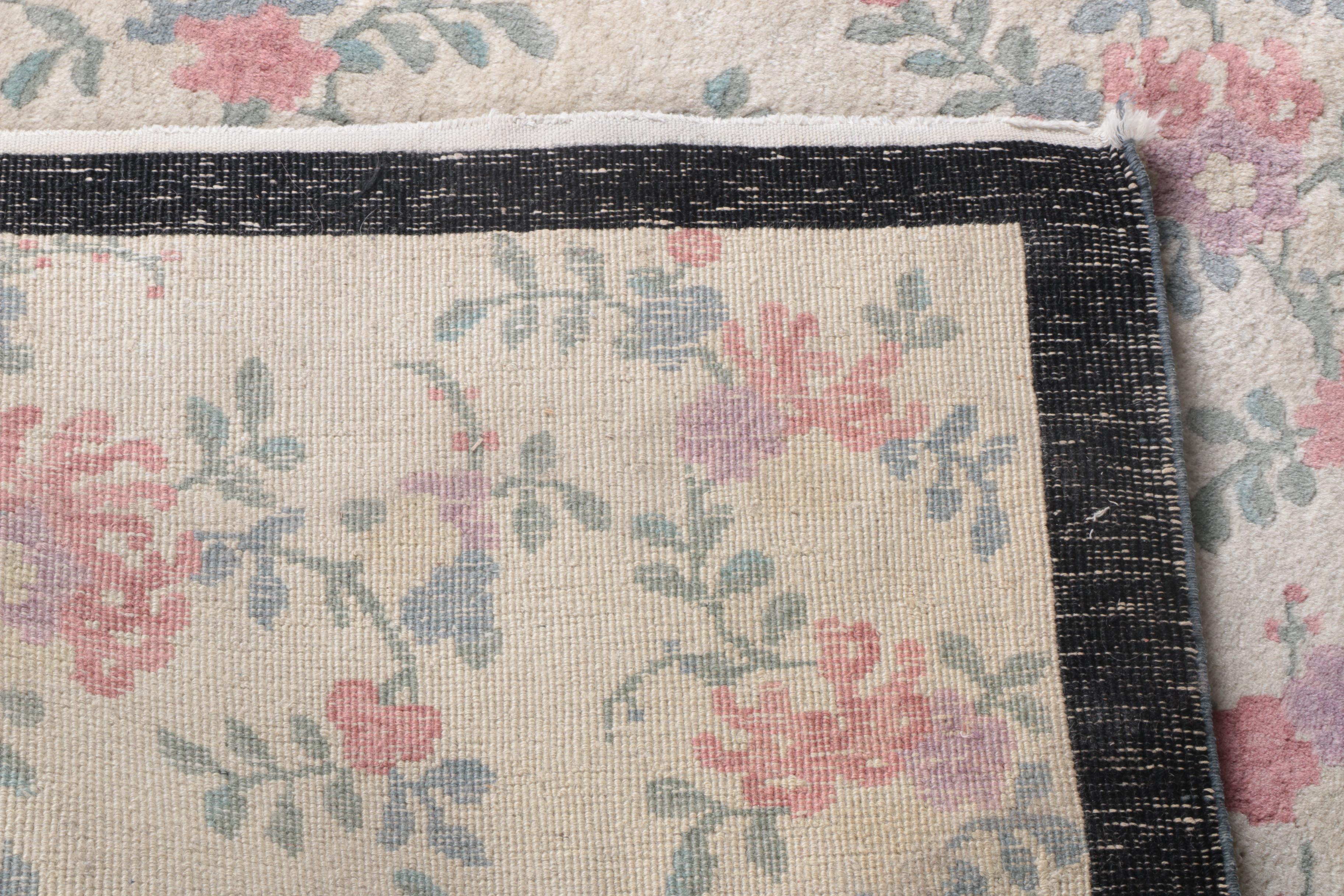 Hand-Knotted Chinese Carved Wool Area and Accent Rugs