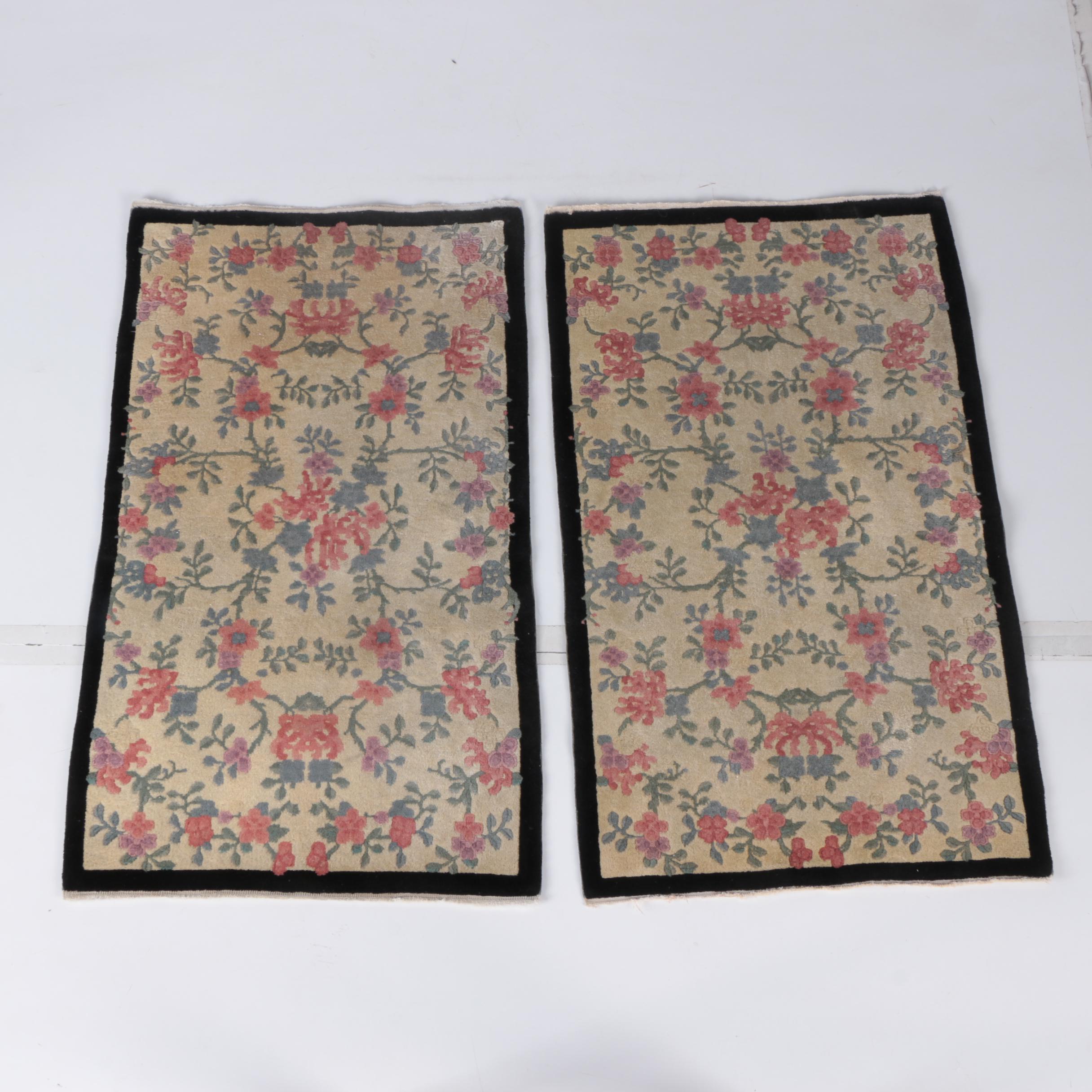 Hand-Knotted Chinese Carved Wool Area and Accent Rugs