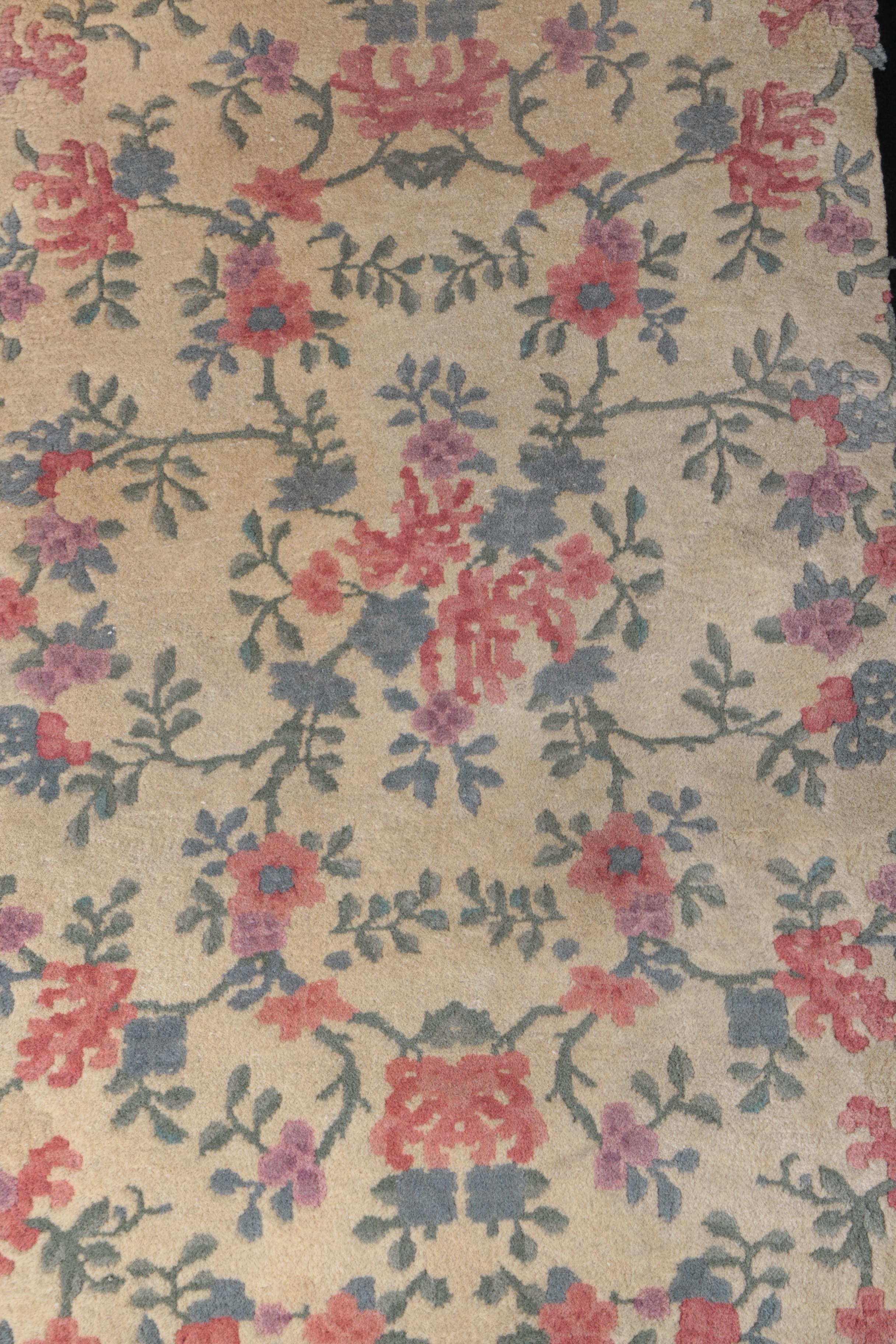 Hand-Knotted Chinese Carved Wool Area and Accent Rugs