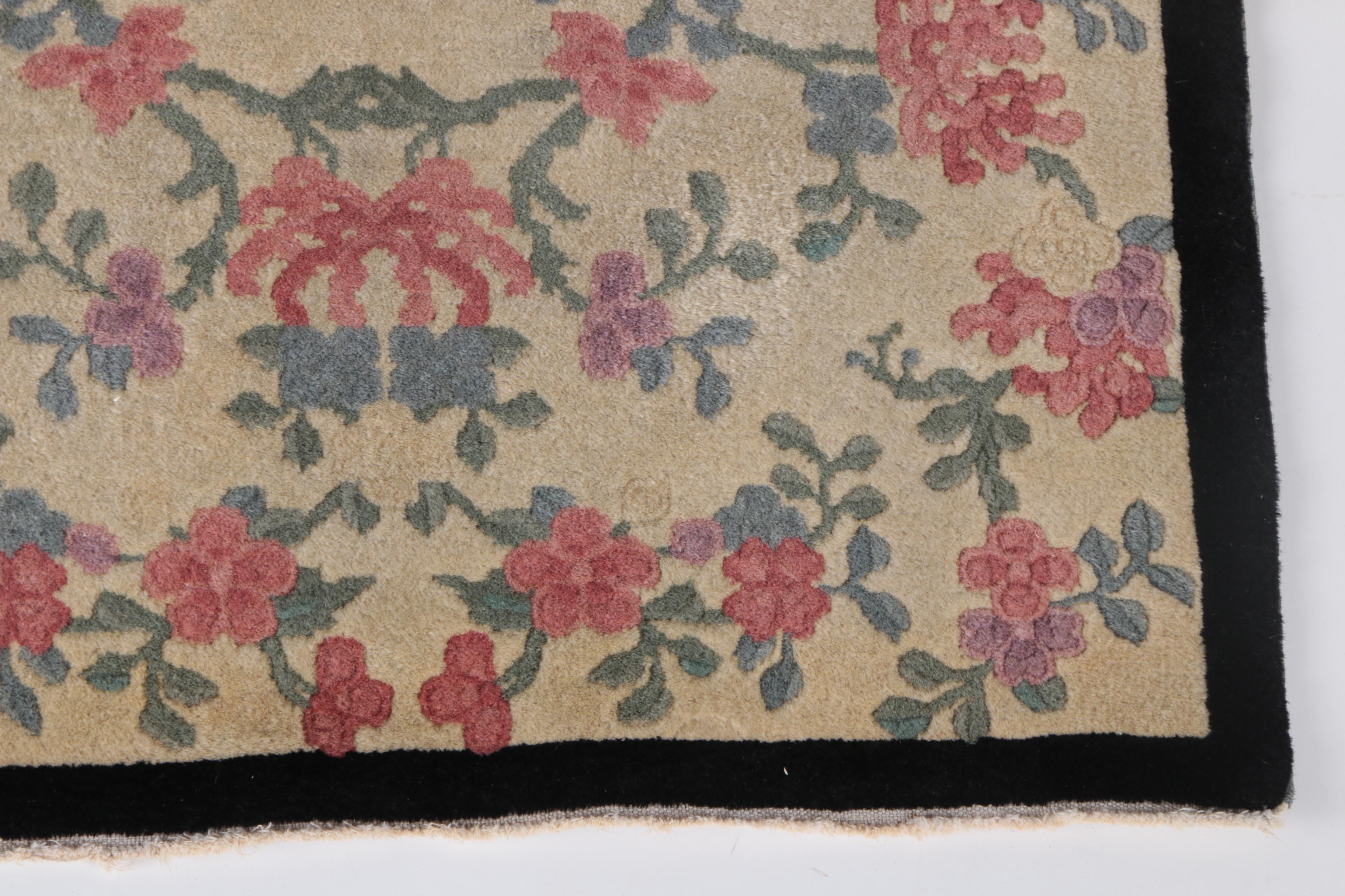 Hand-Knotted Chinese Carved Wool Area and Accent Rugs