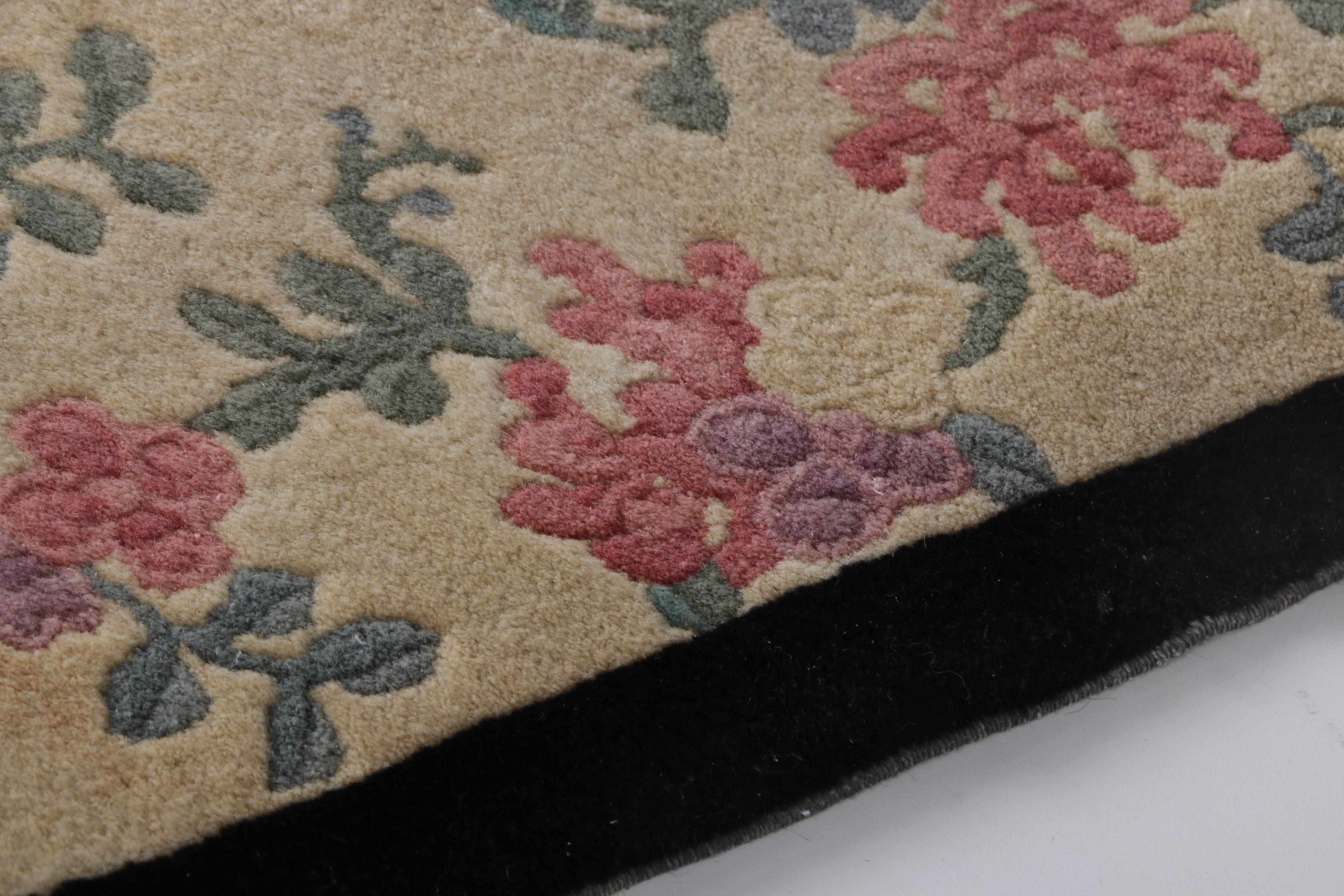 Hand-Knotted Chinese Carved Wool Area and Accent Rugs