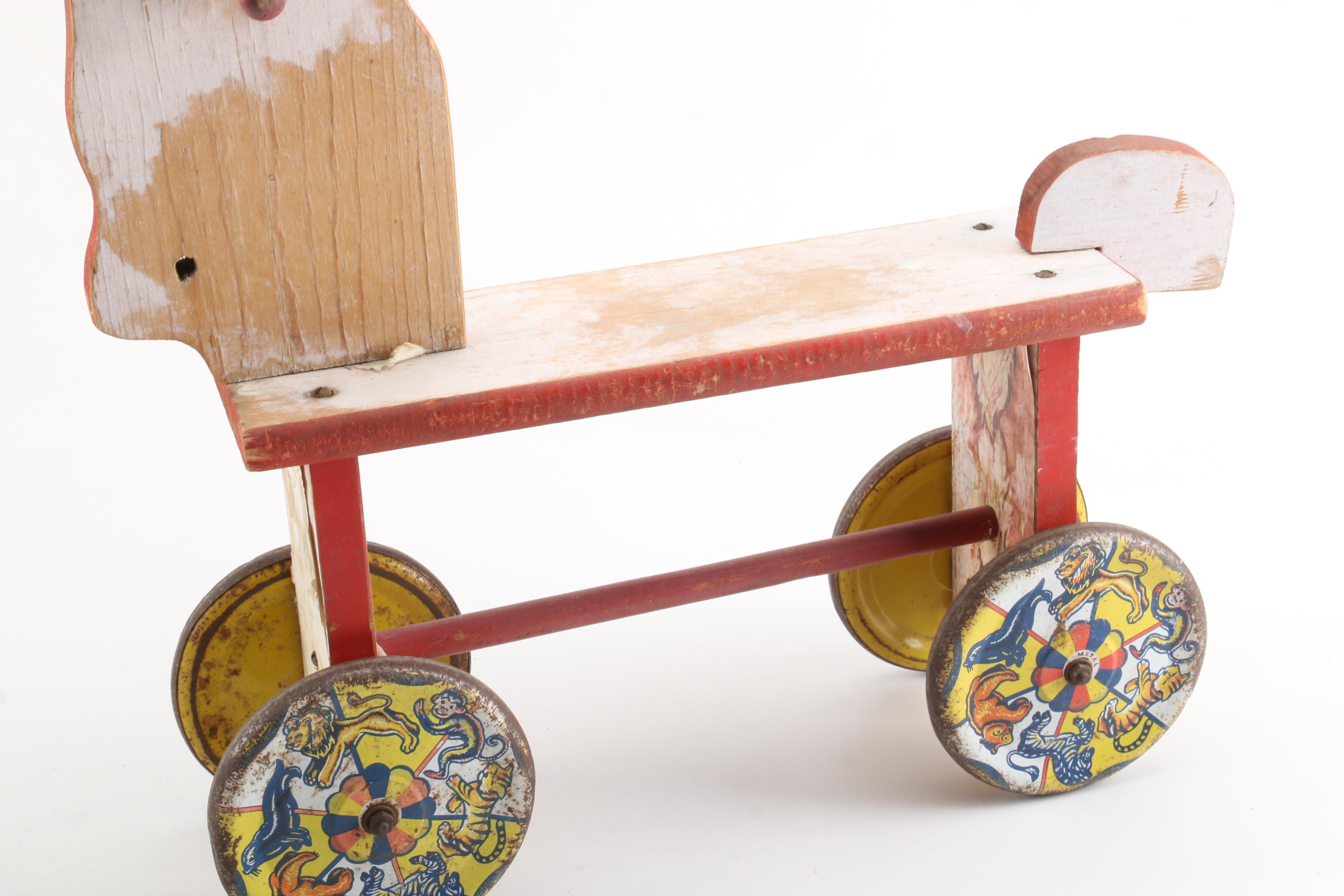 Vintage Ride-On Horse by Metal Masters Toys