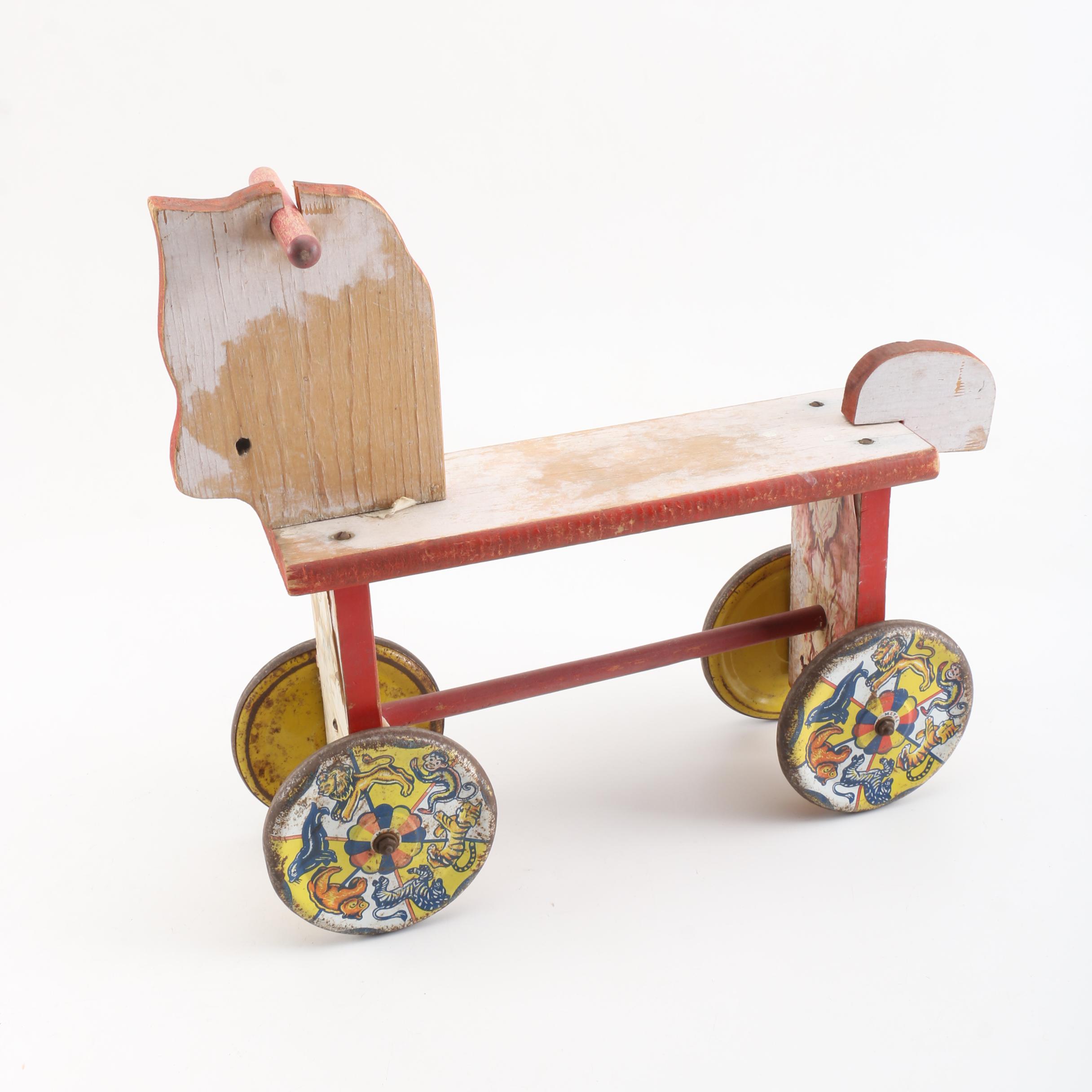 Vintage Ride-On Horse by Metal Masters Toys