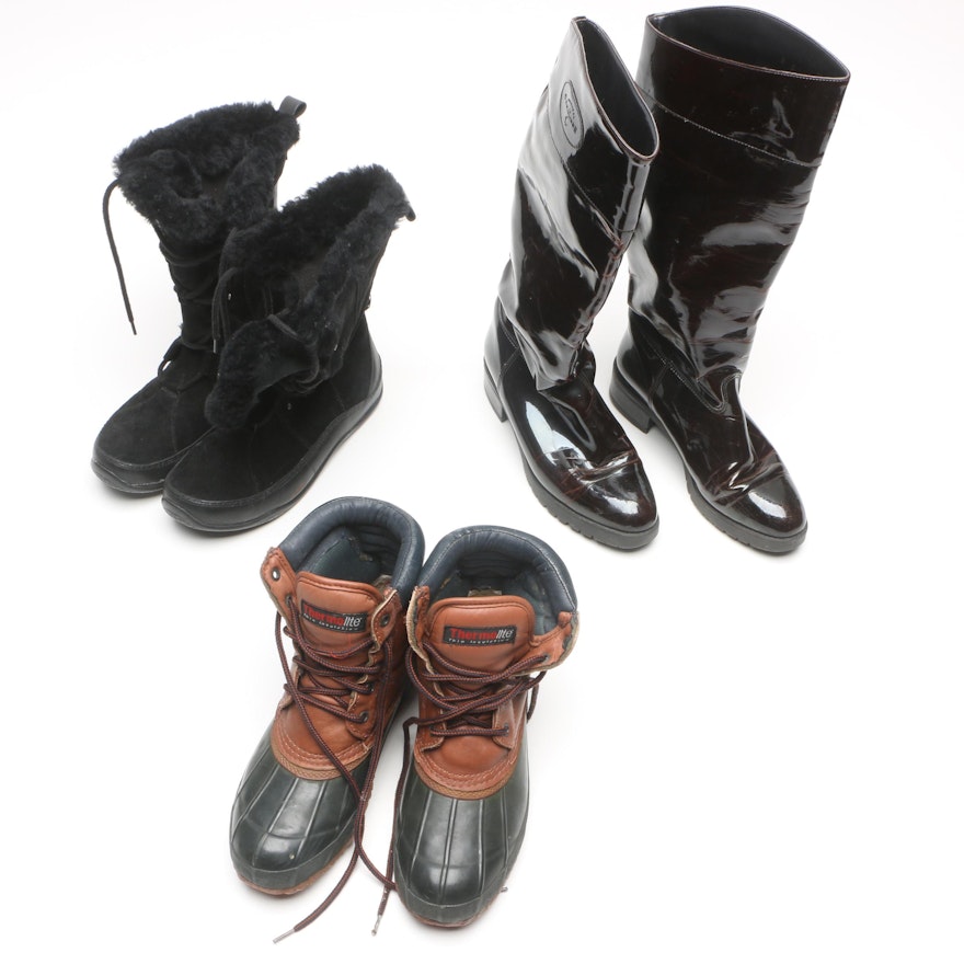 Women's Boots Including The North Face And La Canadienne