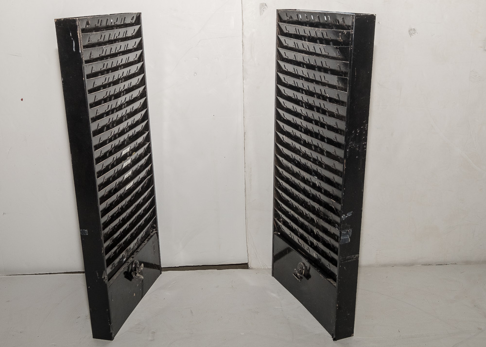 Vintage Hunt Manufacturing Co. Time Card Racks