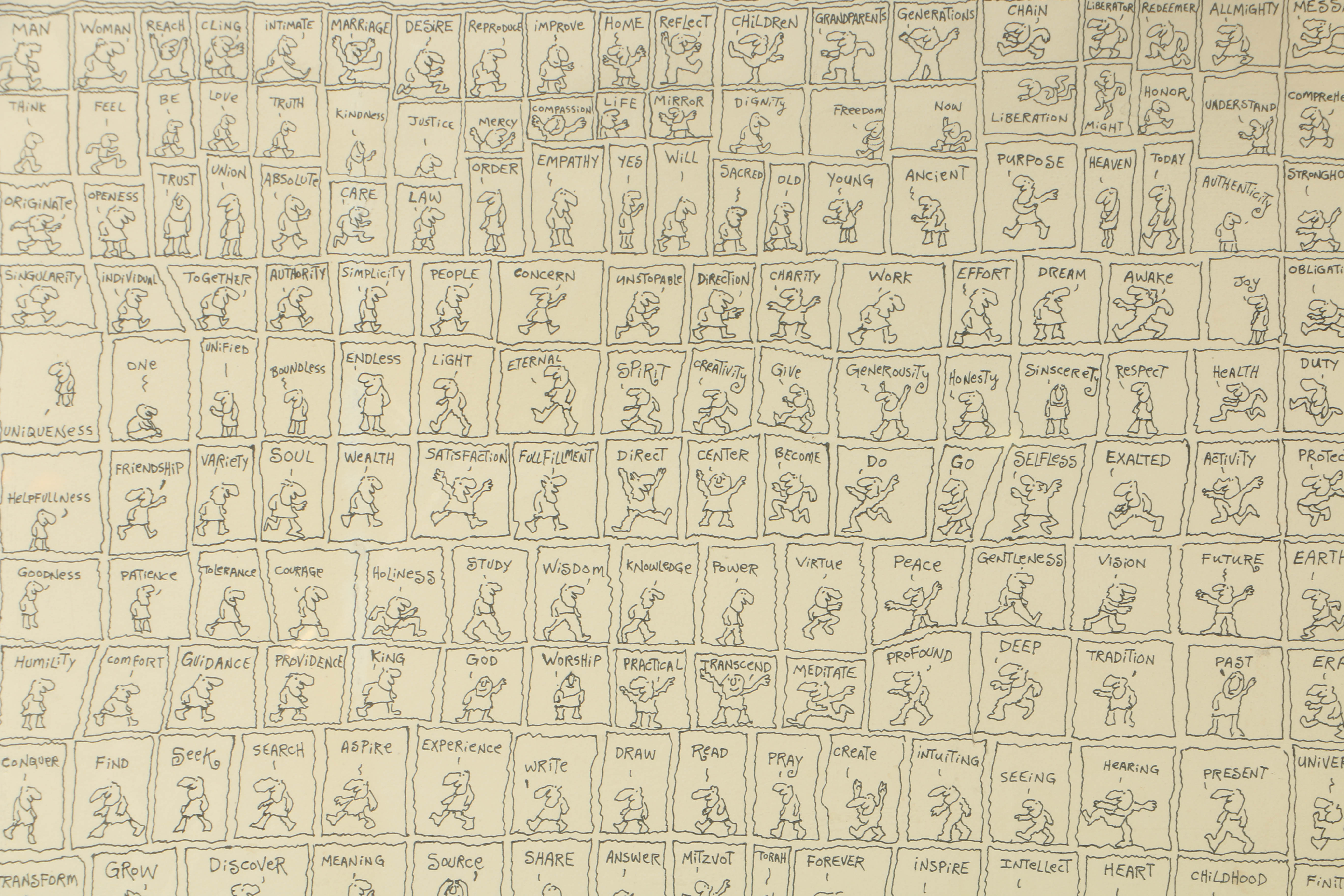 Pair of Paul Palnik Limited Edition Lithographs on Paper "Words" and "Excuses"