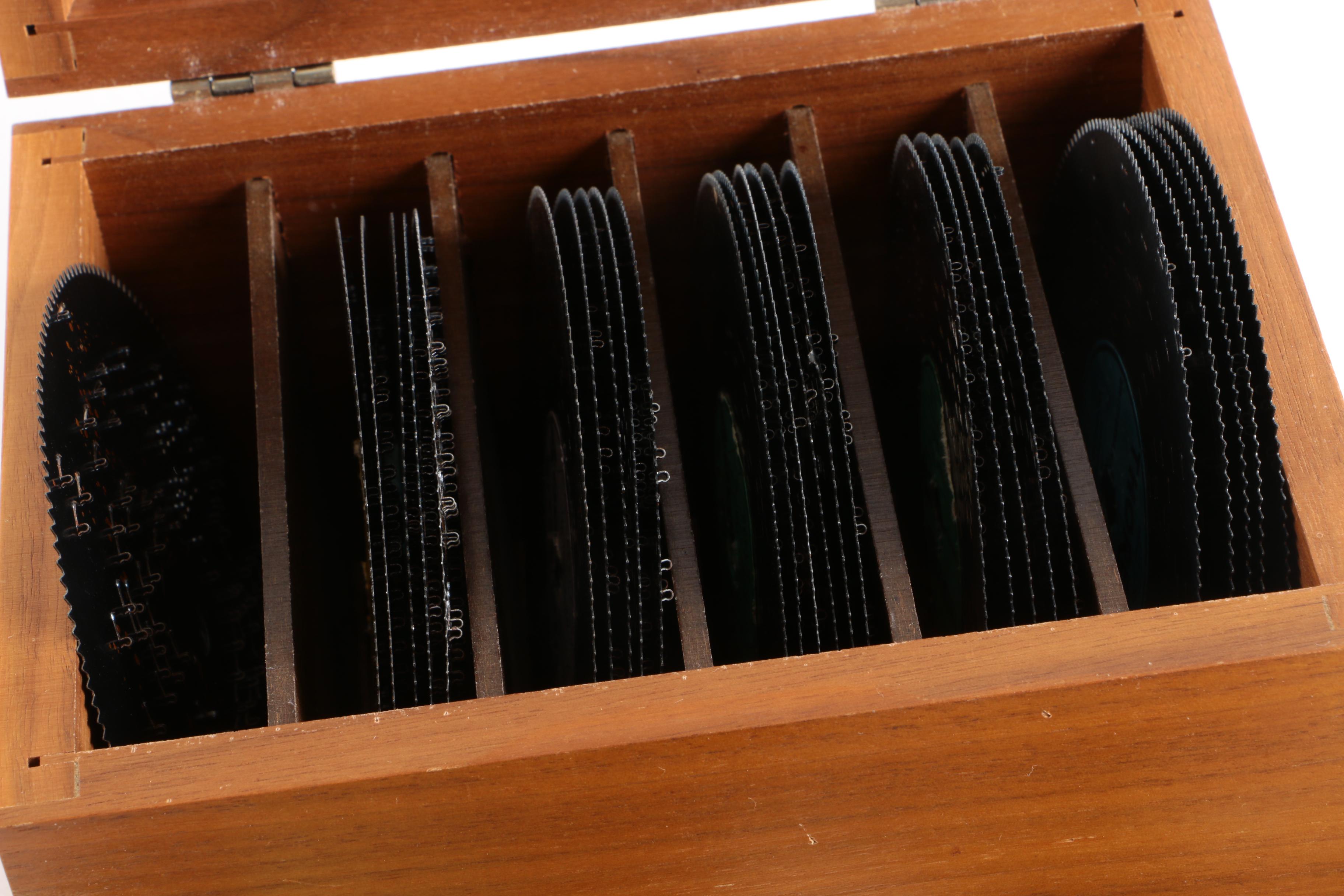 Thorens Swiss Automatic Disc Music Box with Over Thirty Discs