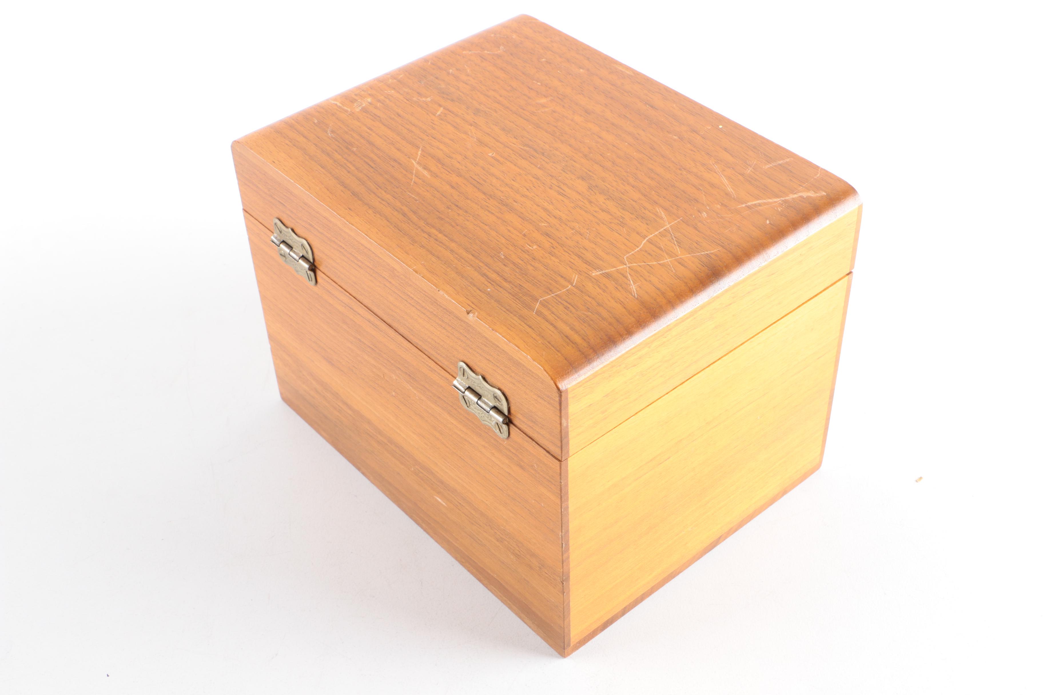 Thorens Swiss Automatic Disc Music Box with Over Thirty Discs