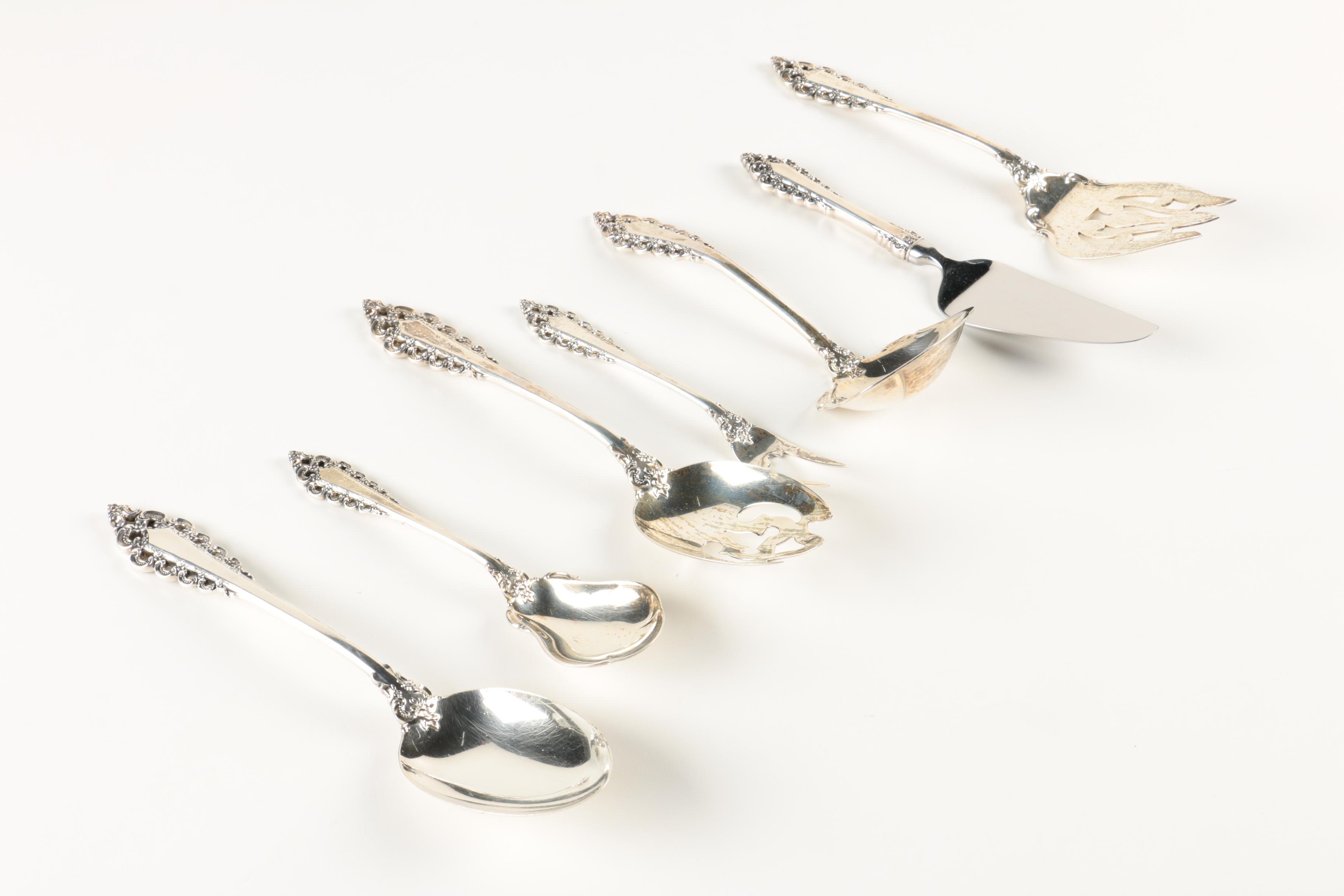 Lunt "Florentine Scroll" Sterling Silver Flatware Set