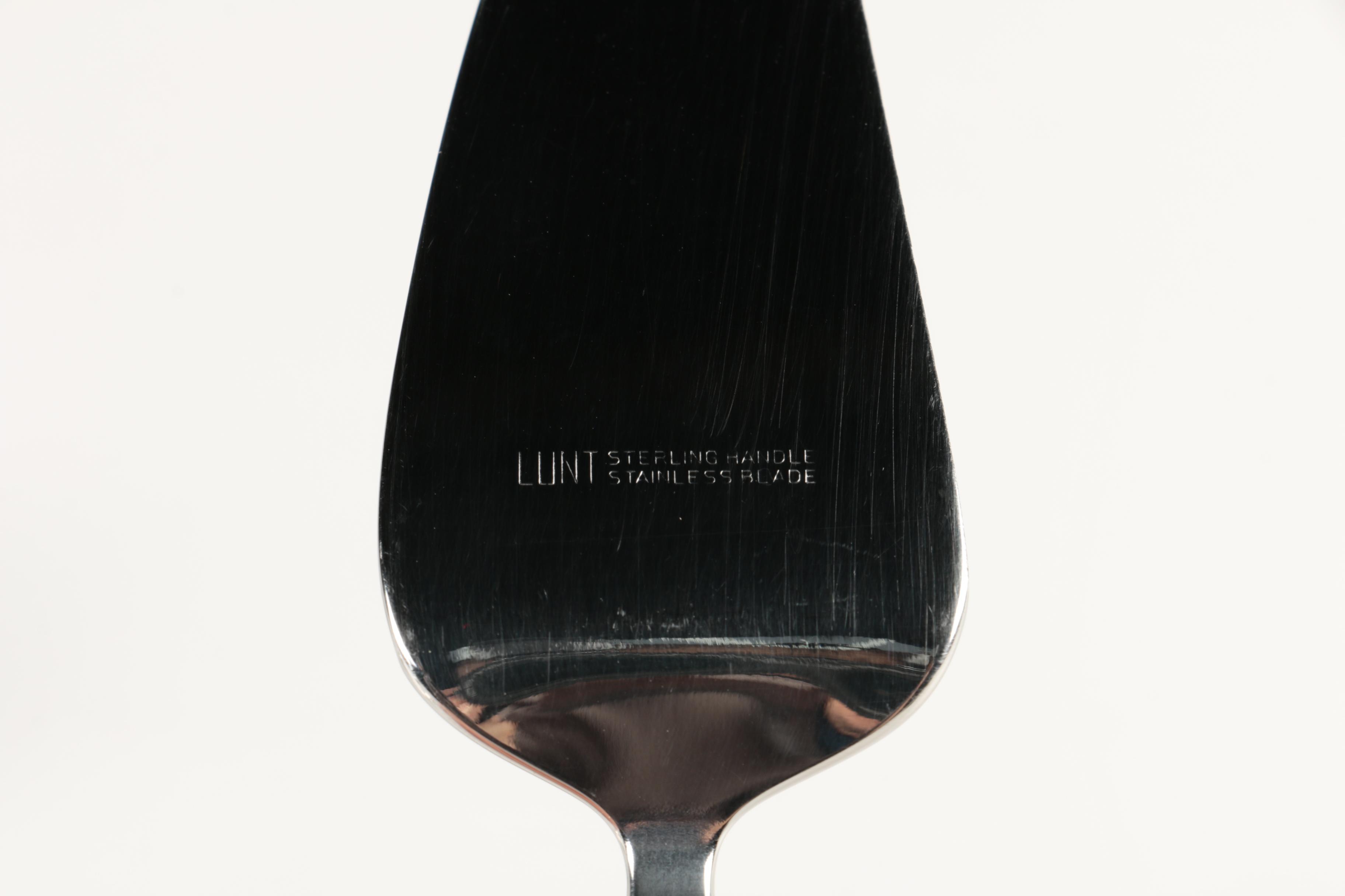 Lunt "Florentine Scroll" Sterling Silver Flatware Set