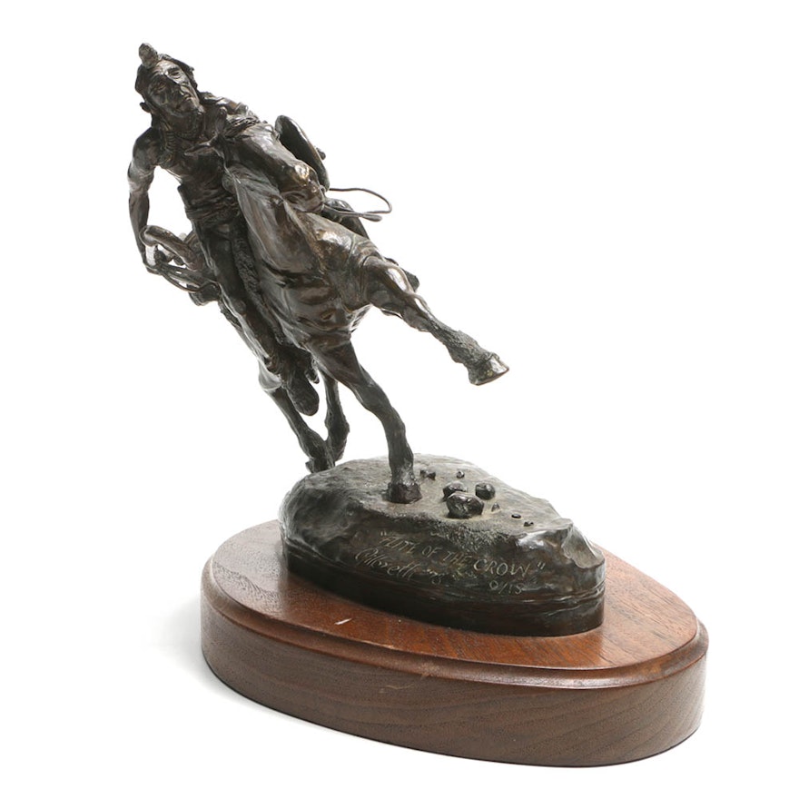 Terry Gilbreth 1973 Limited Edition Sculpture "Flite of the Crow"