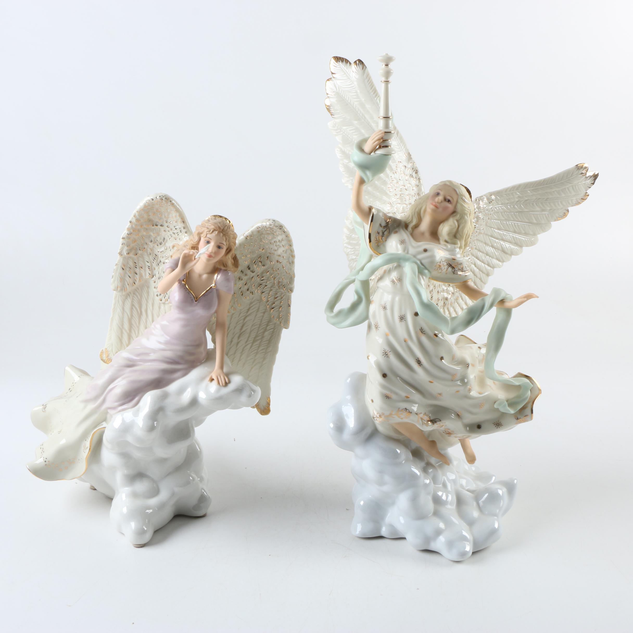 Lenox Limited Edition "Millennium Angel" Porcelain Figurines