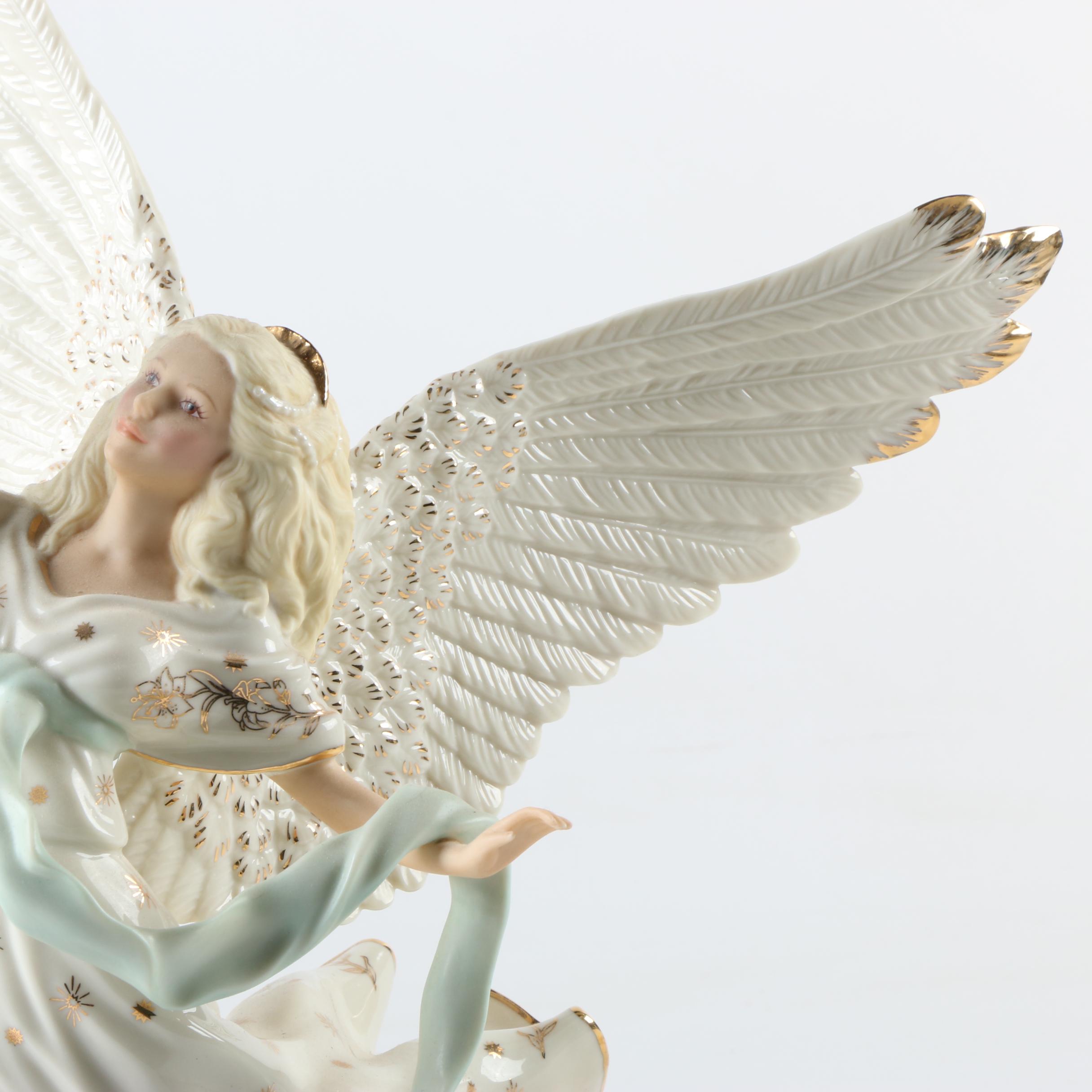 Lenox Limited Edition "Millennium Angel" Porcelain Figurines