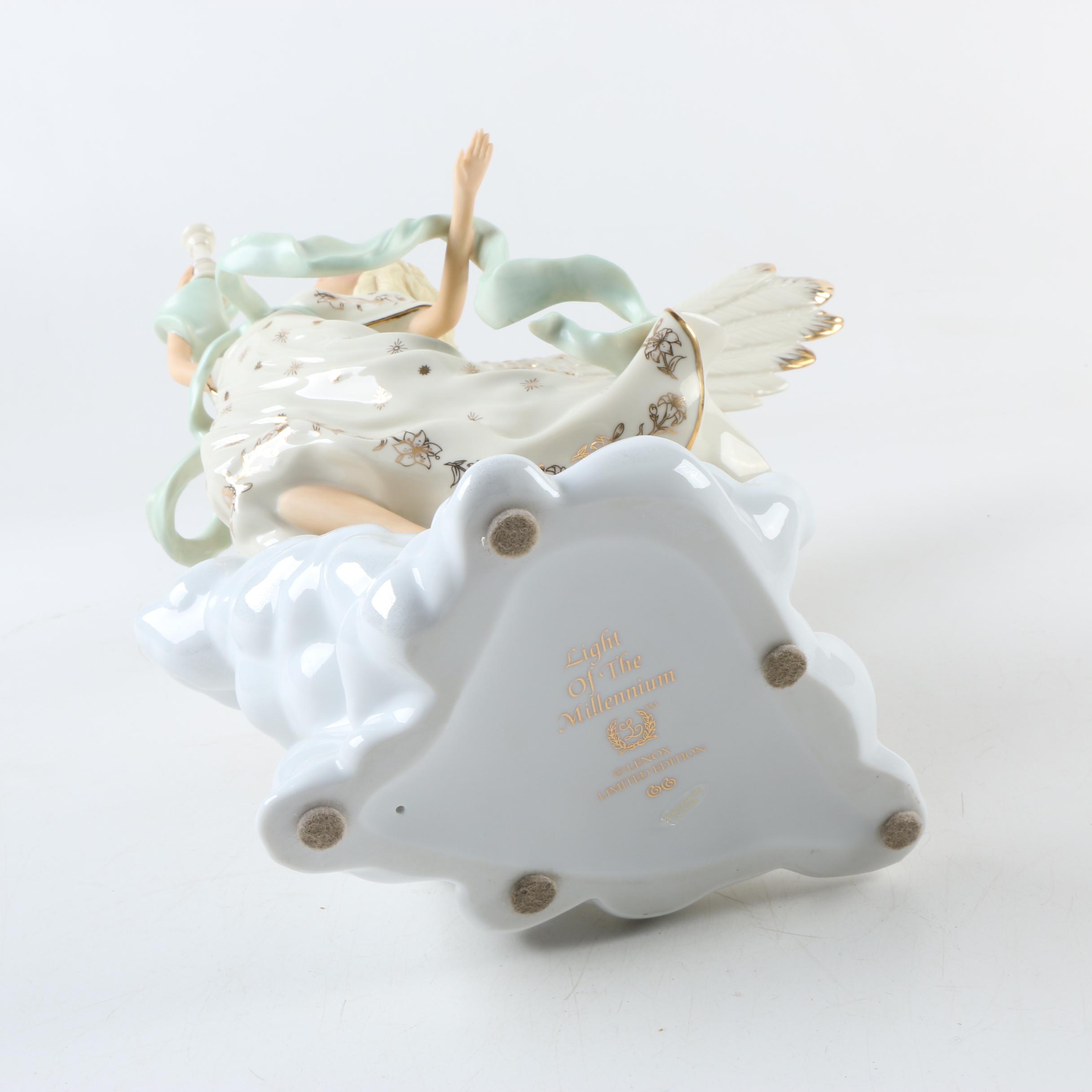 Lenox Limited Edition "Millennium Angel" Porcelain Figurines