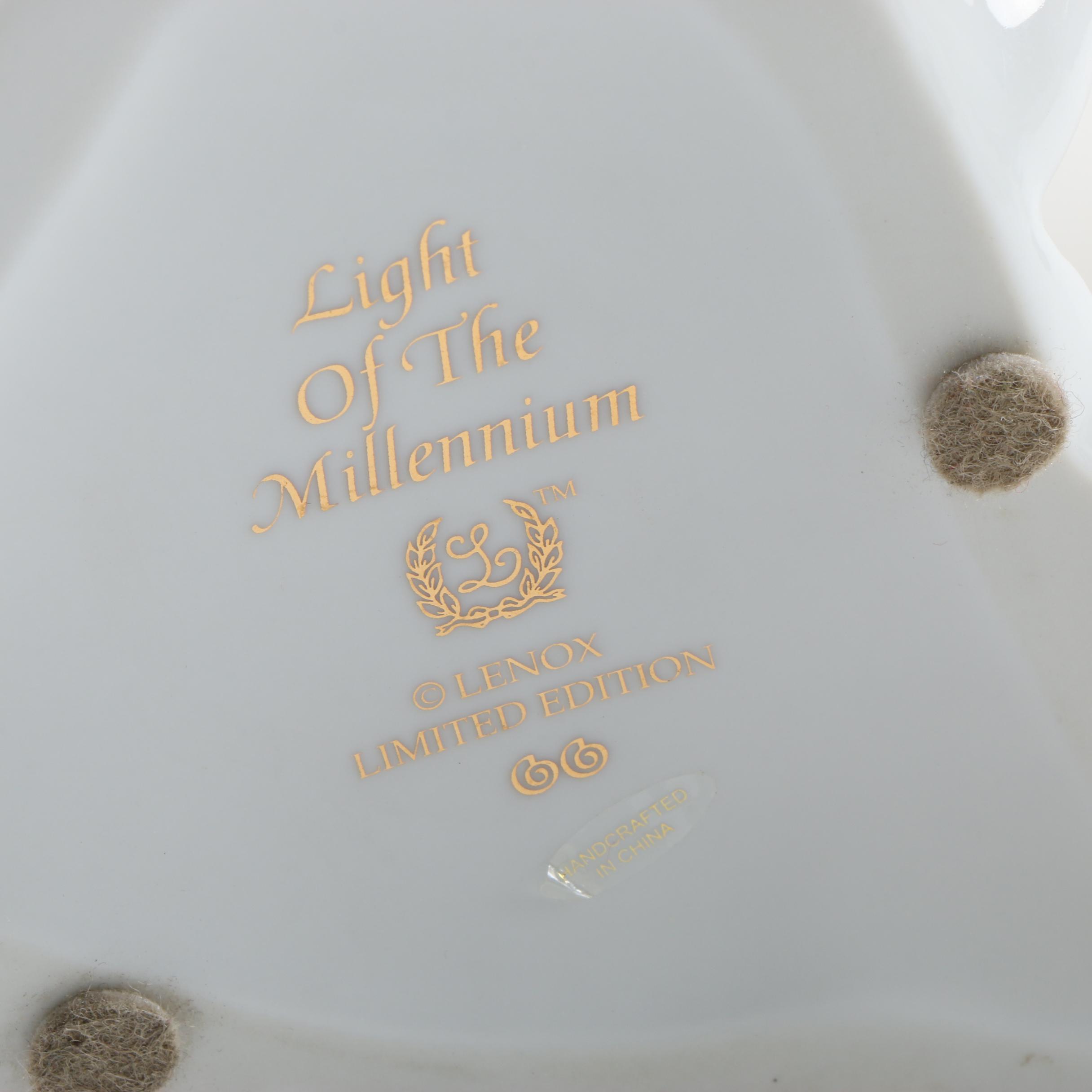 Lenox Limited Edition "Millennium Angel" Porcelain Figurines