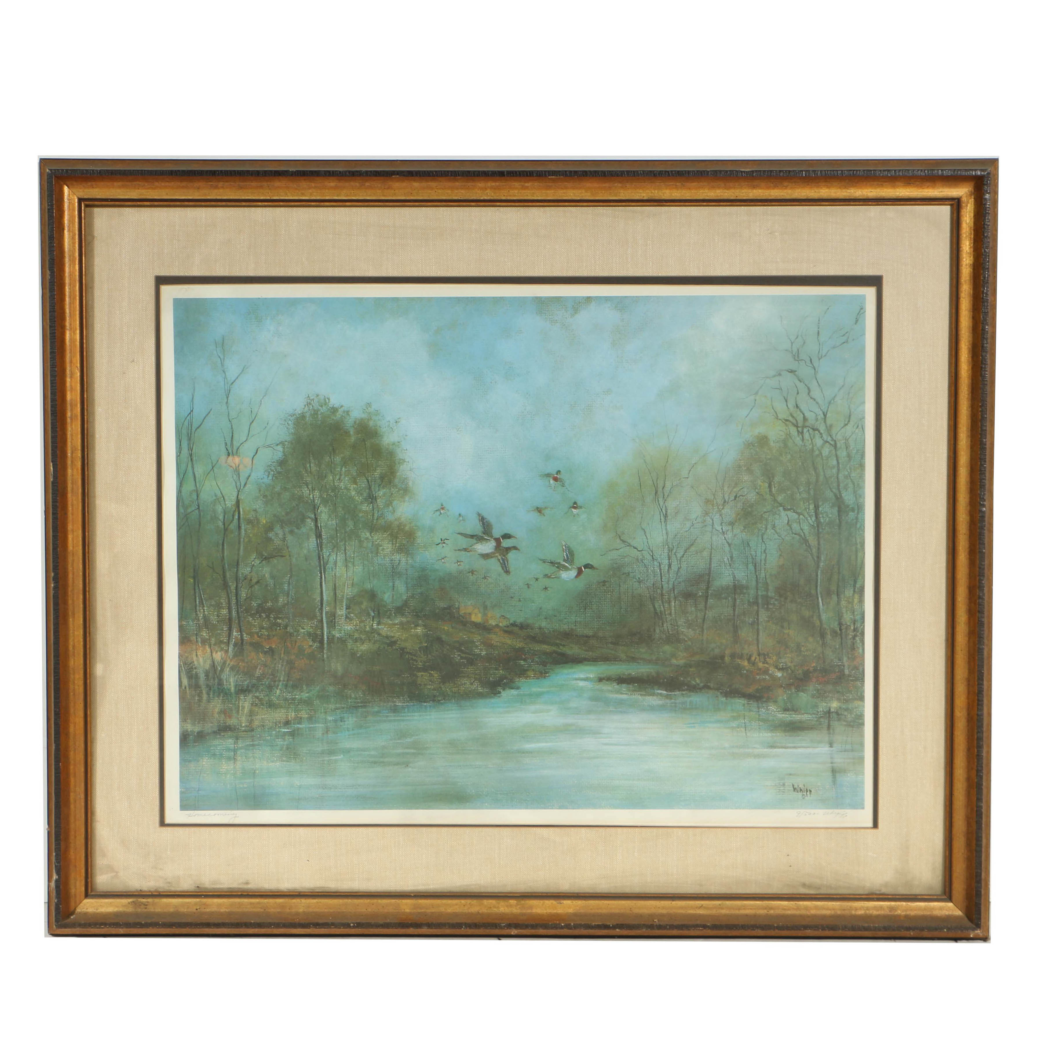 Pat Whipp Signed Limited Edition Offset Lithograph "Homecoming"