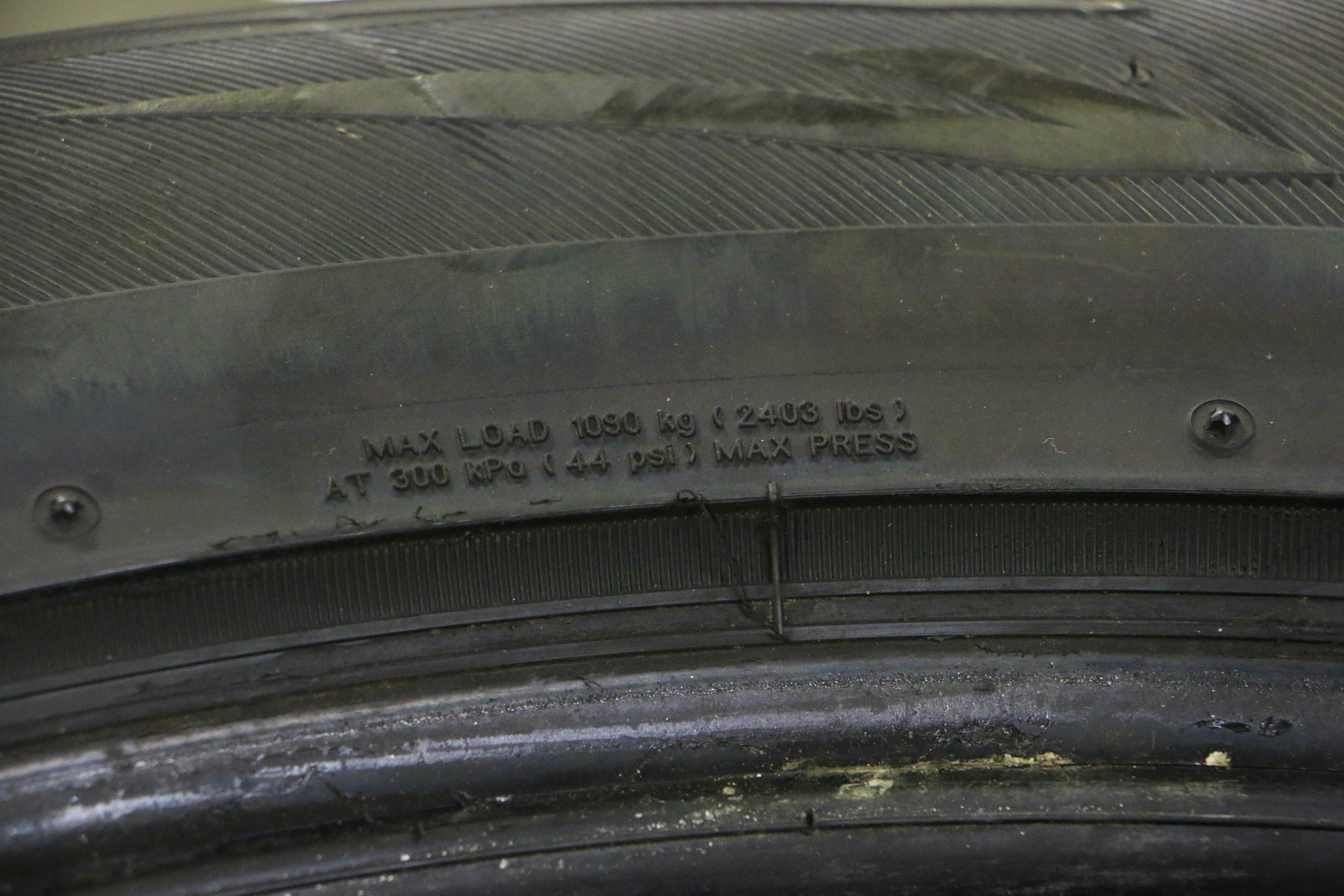 Set of Four Firestone "Blizzak" DM-V1 Truck Tires