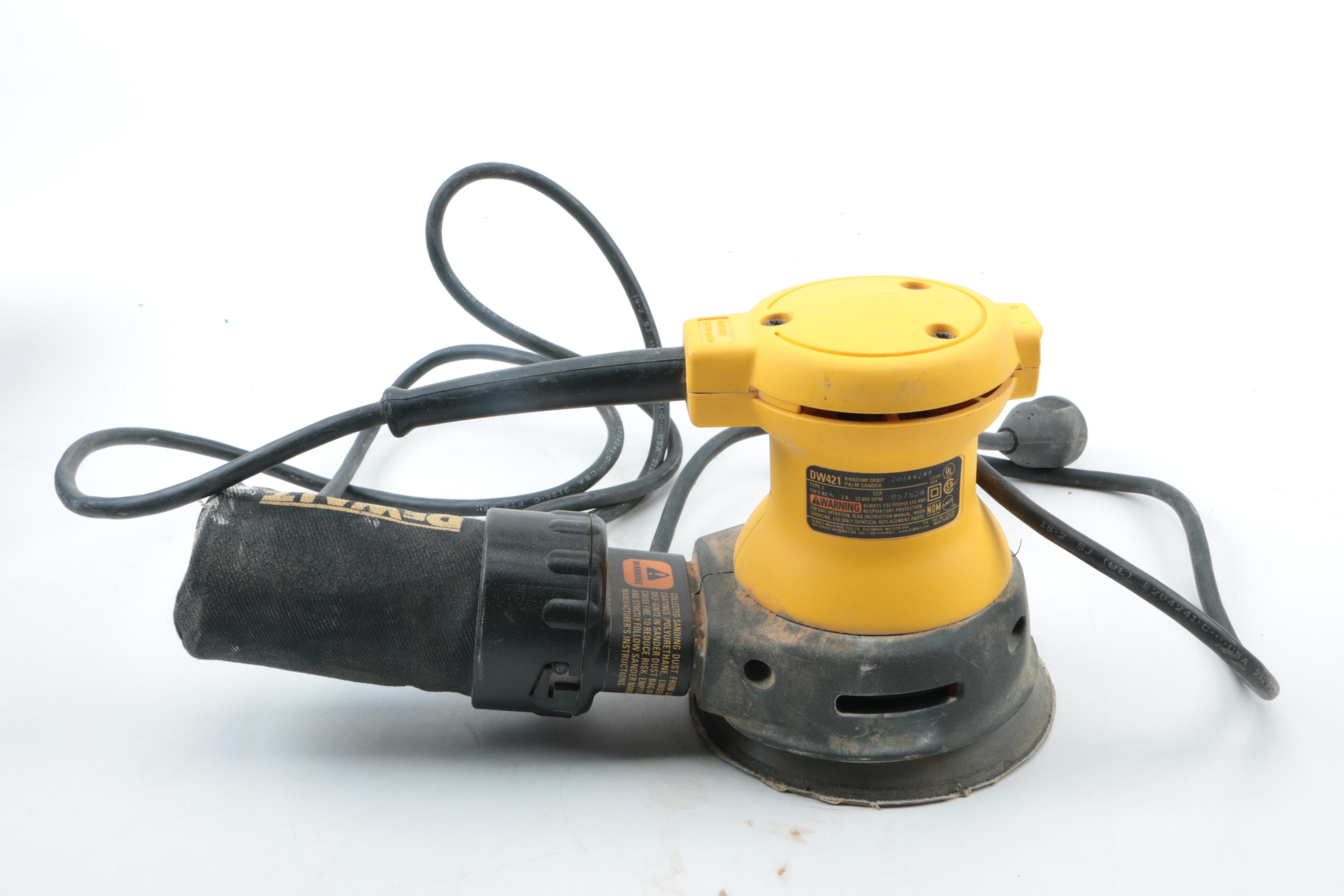 DeWalt Palm Sander and SKIL Circular Saw