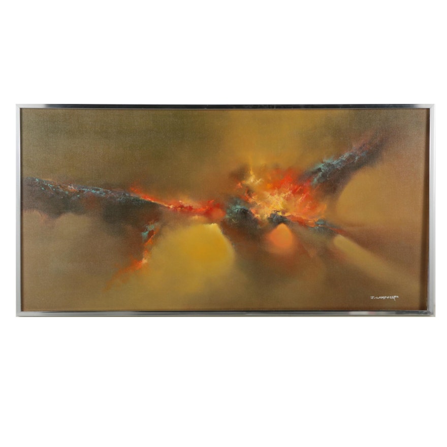 Jose Luis Campuzano Abstract Oil Painting