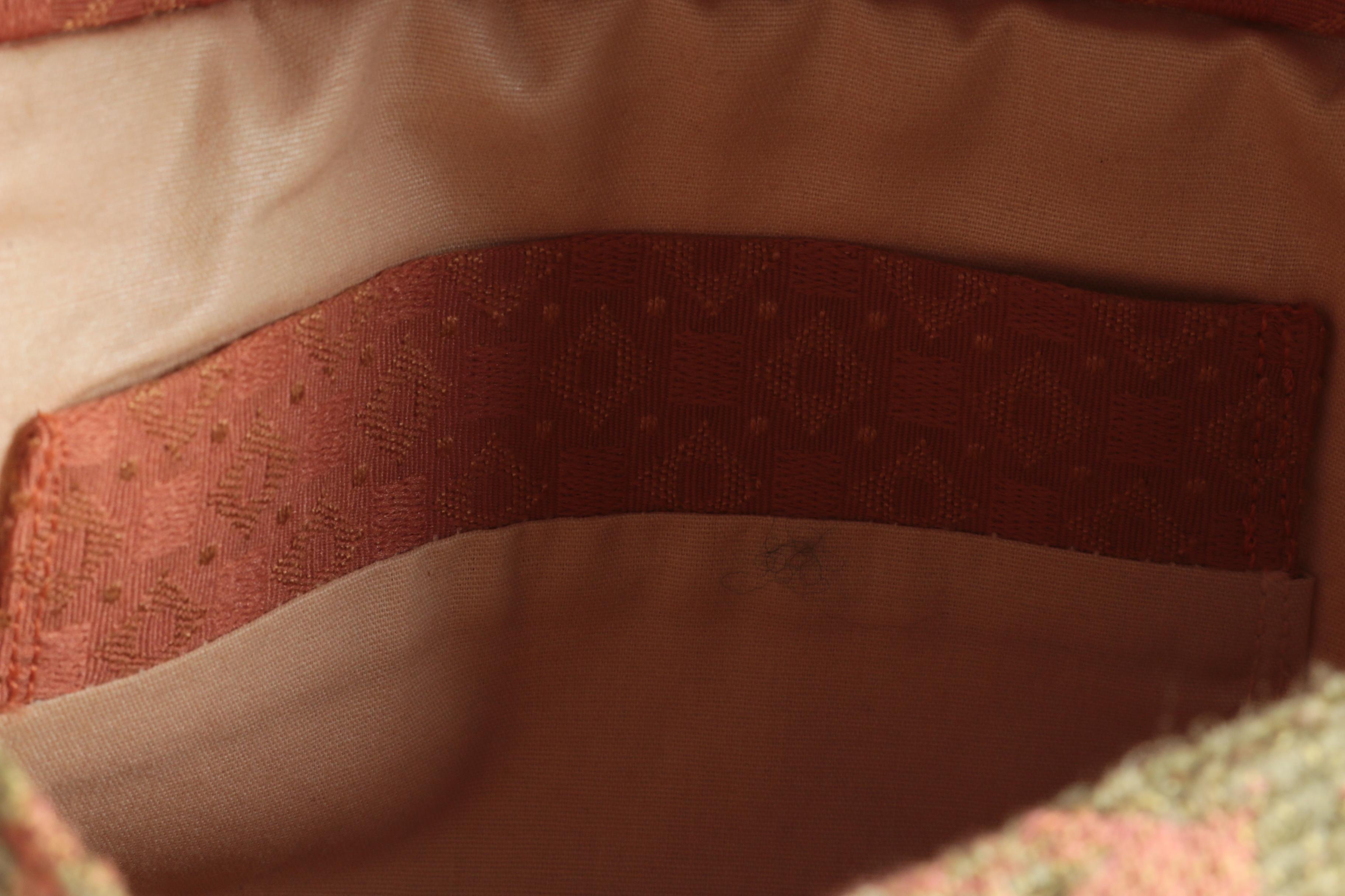 Vintage Hand Made Brocade Wristlet