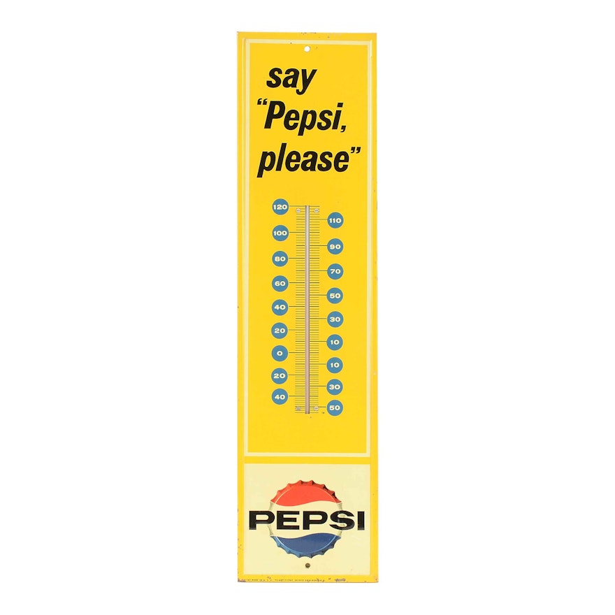 1963 Pepsi Thermometer