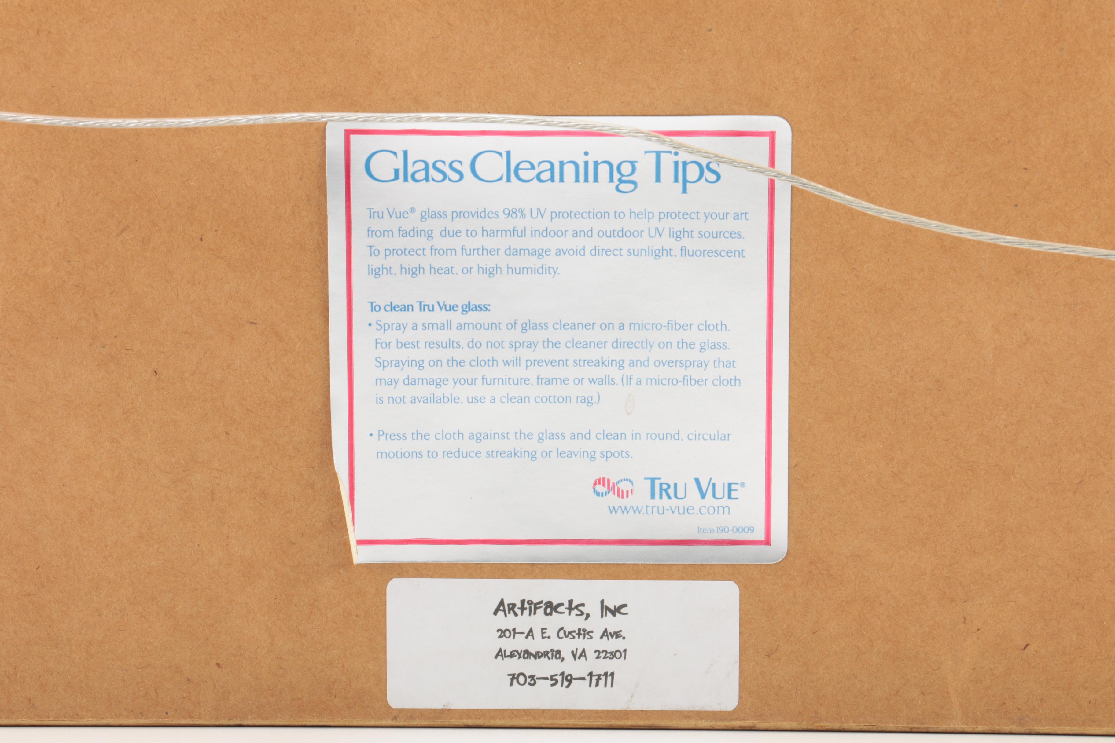 Antique Martin Frères Rosewood Flute in Frame, C. 1840-1890