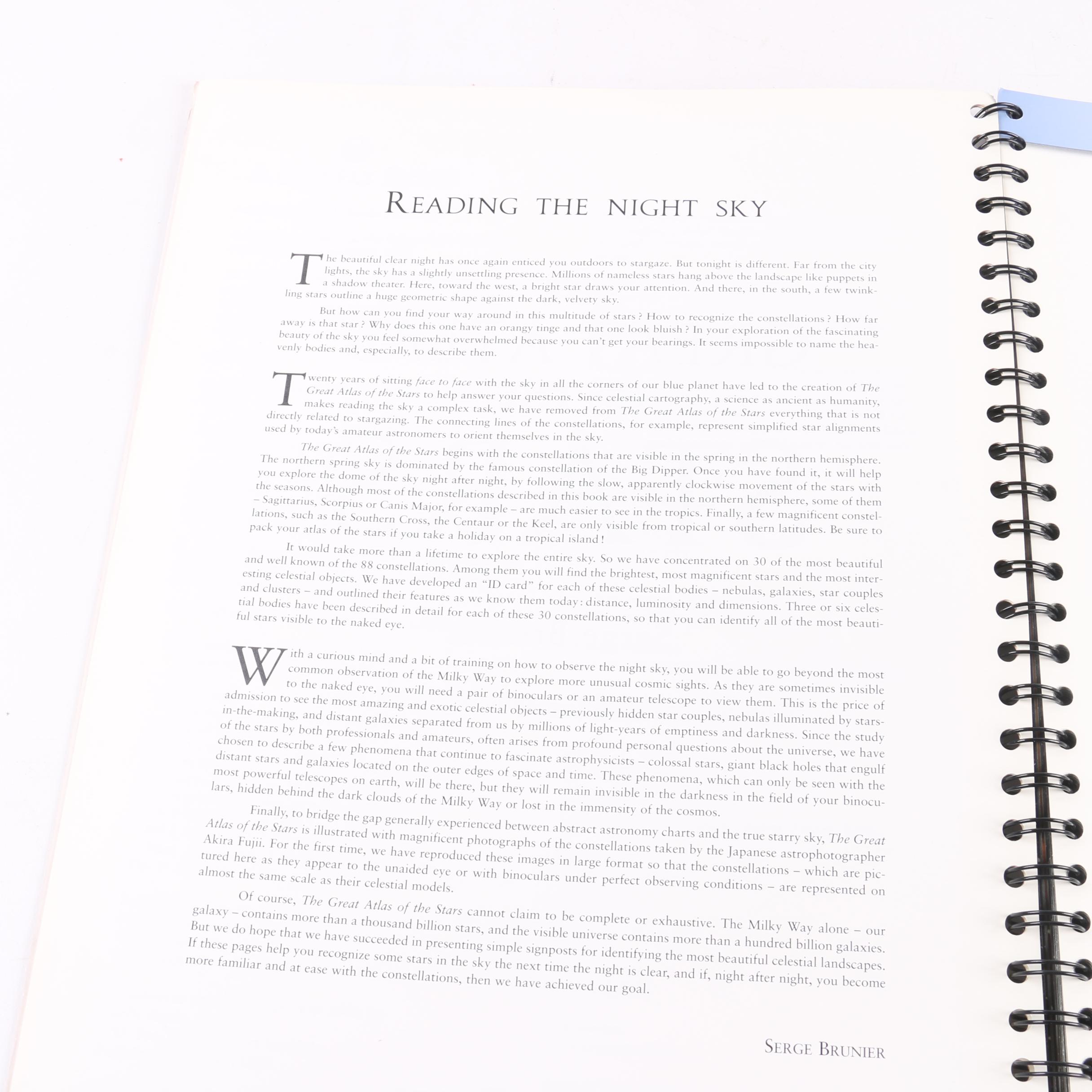 2001 "The Great Atlas of the Stars" by Serge Brunier