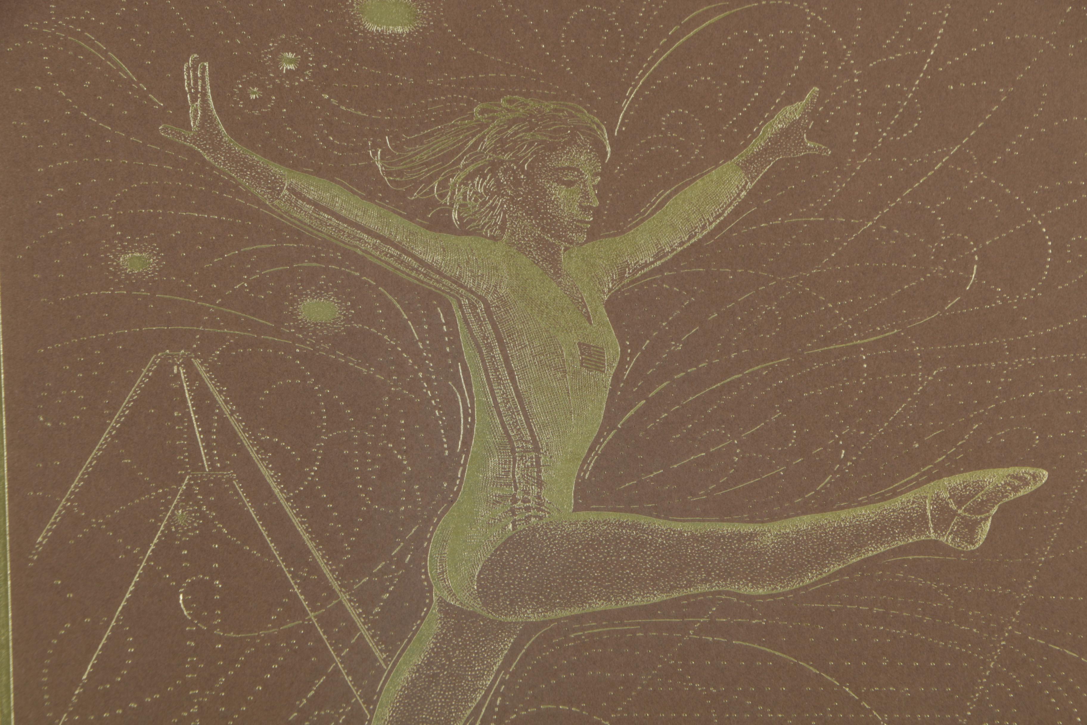 Paul M. Breeden Metal Foil Etchings "L.A. Games 1984"