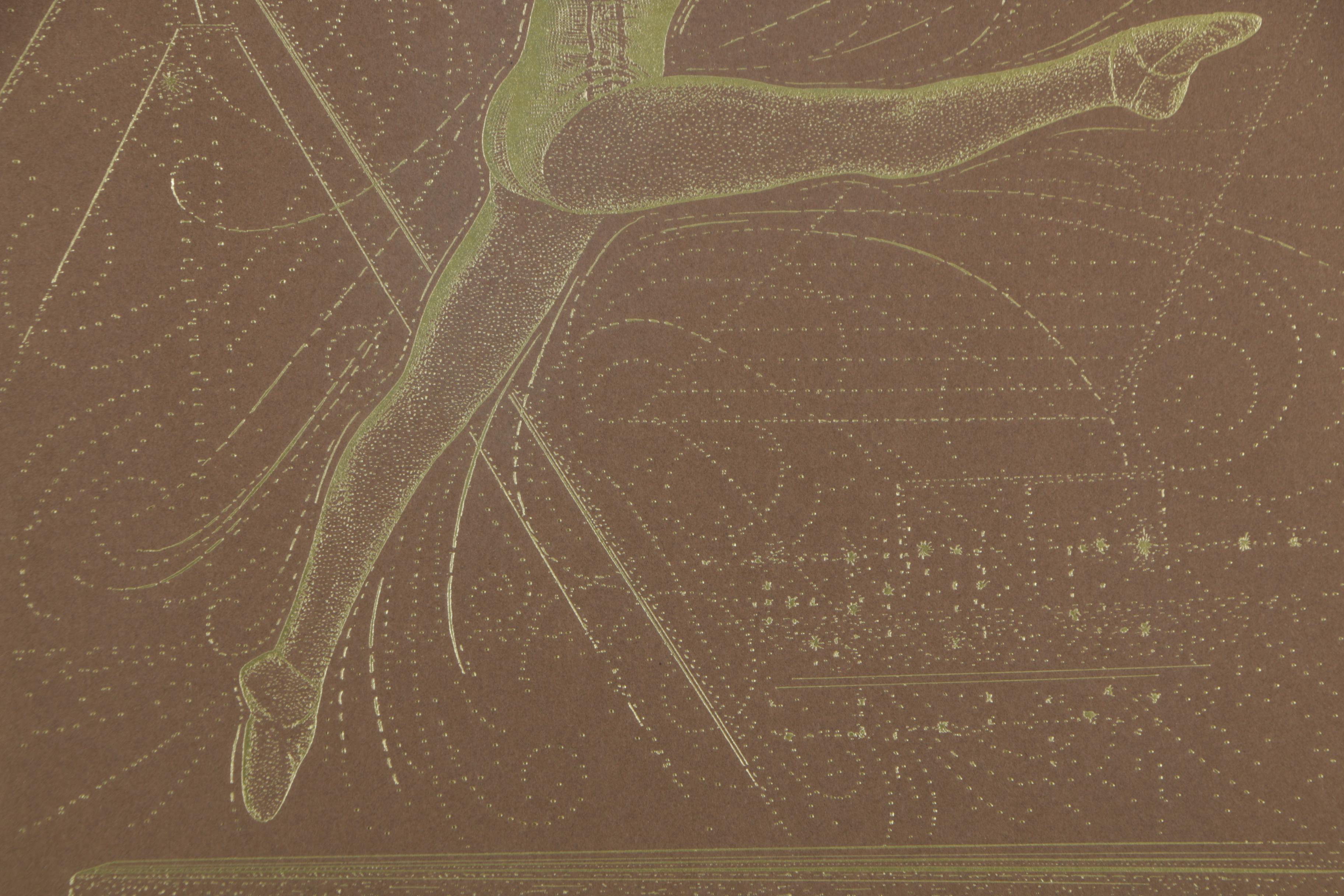 Paul M. Breeden Metal Foil Etchings "L.A. Games 1984"