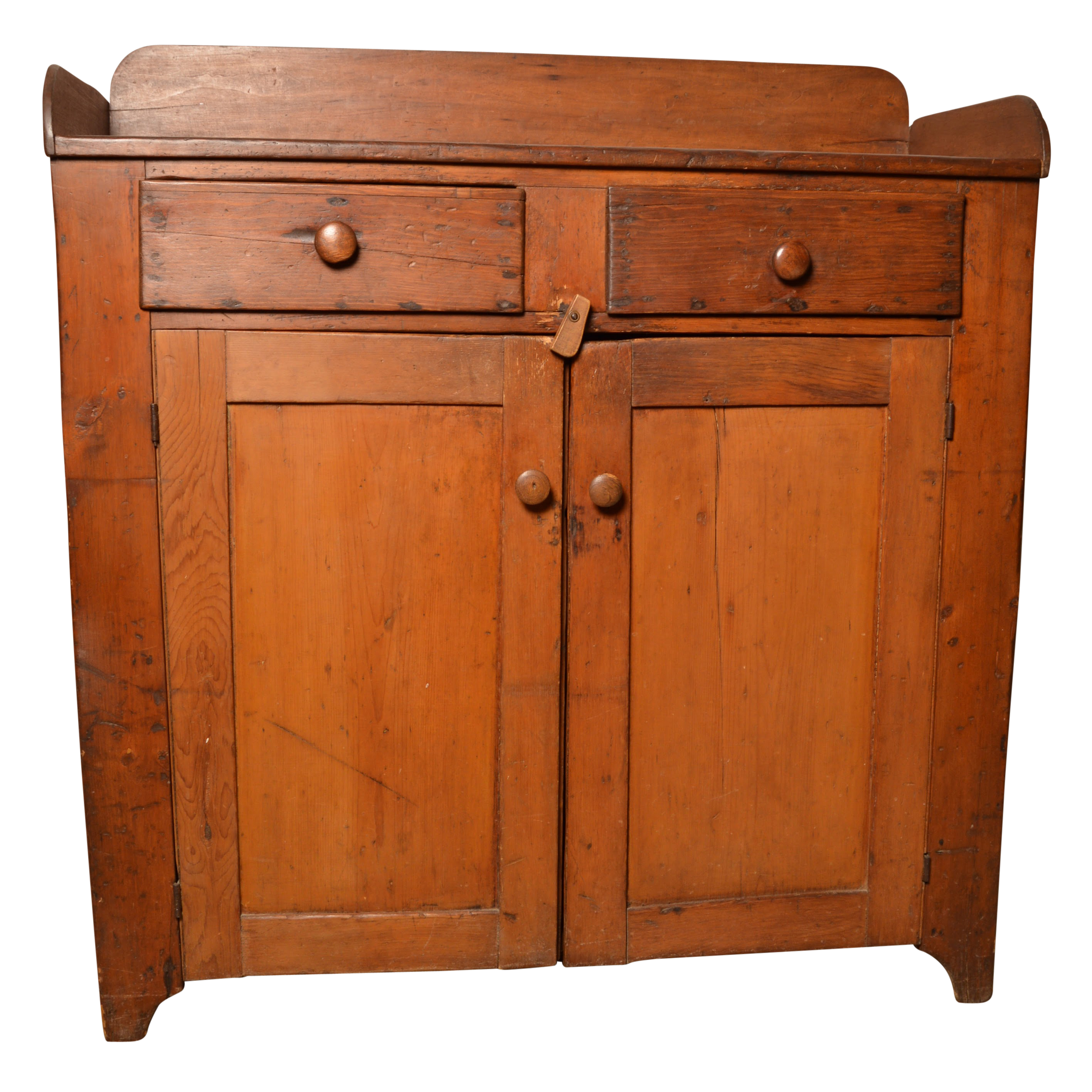 Antique Pine Jelly Cupboard