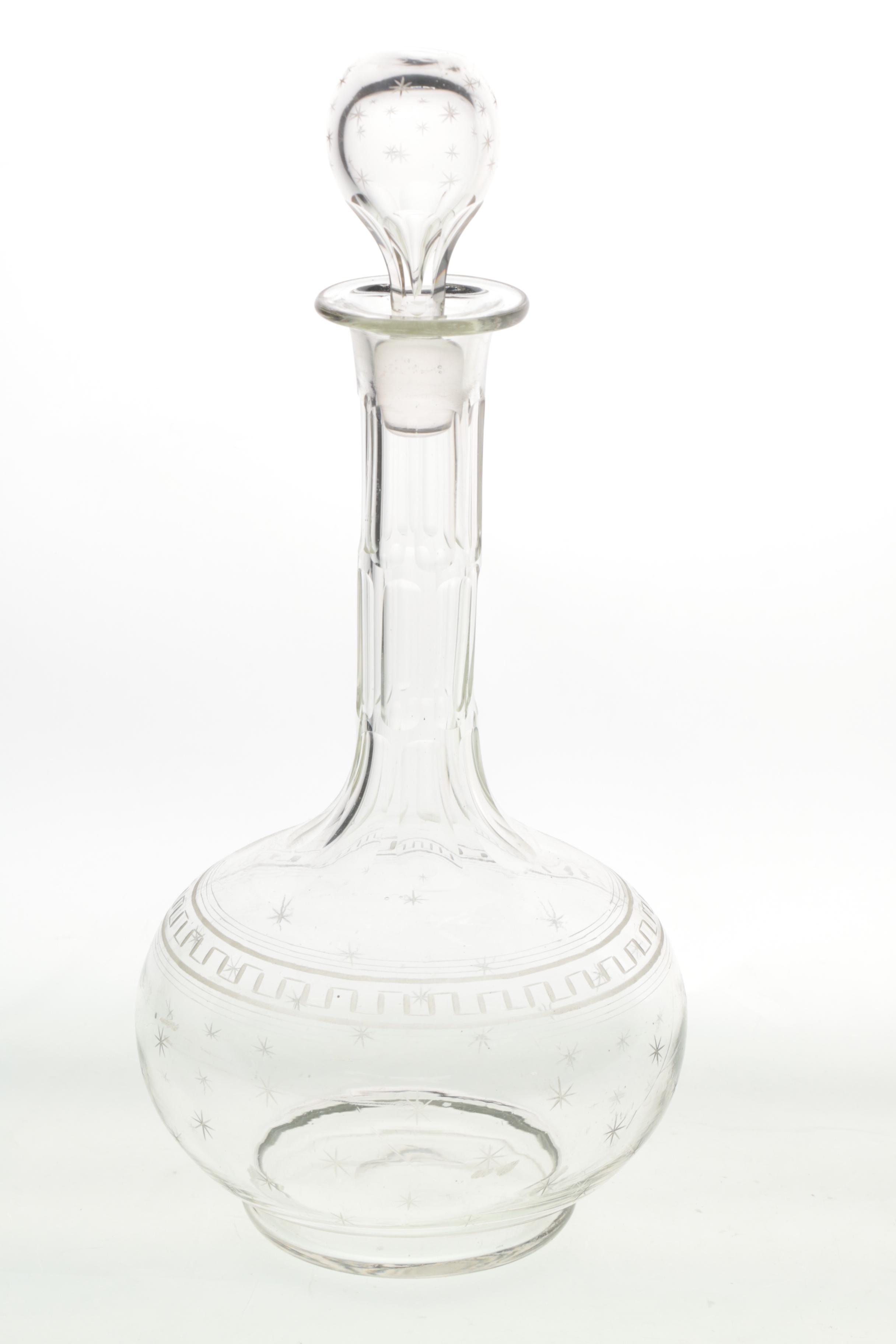Antique Glass and Crystal Decanters